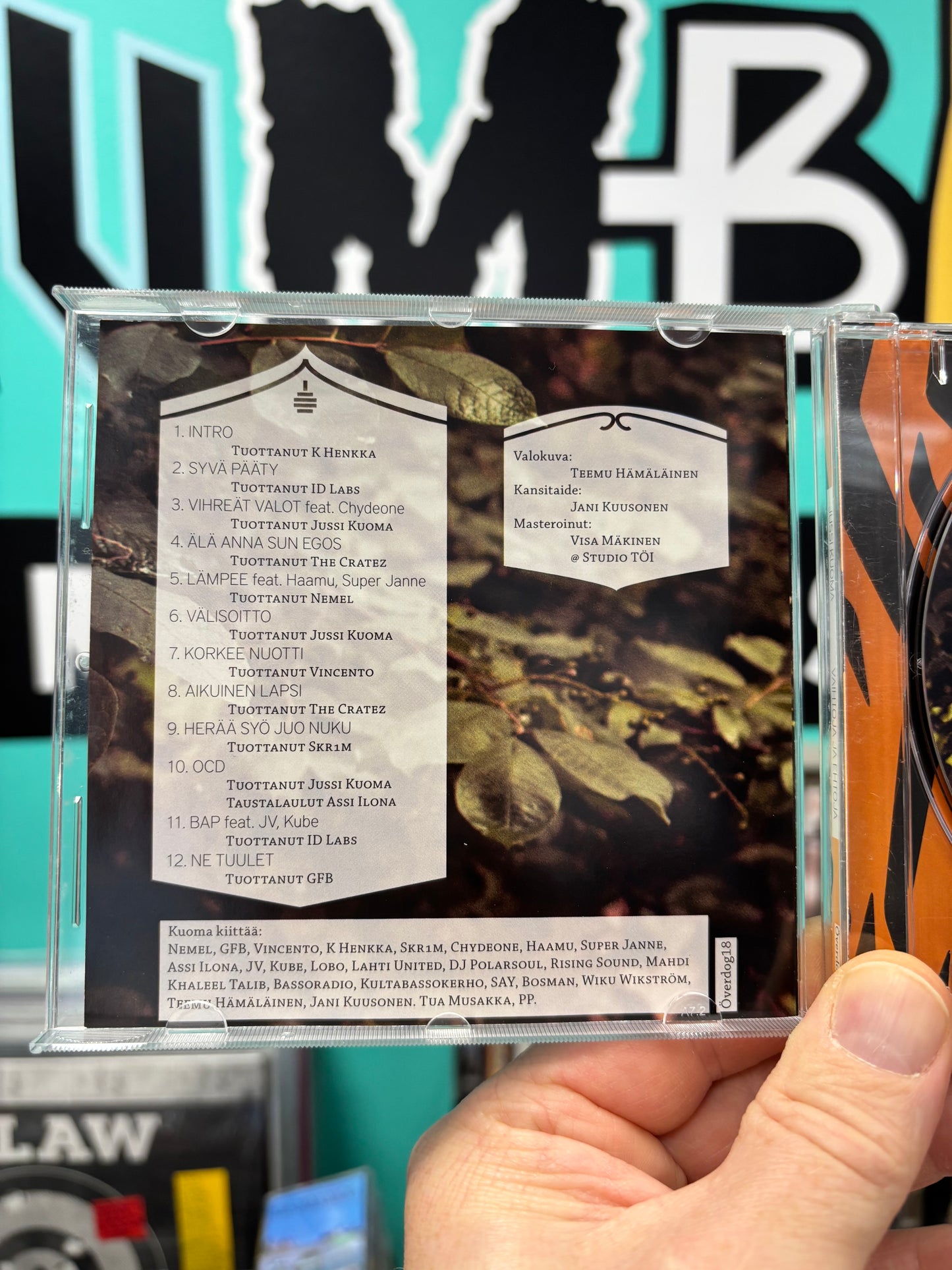 Jussi Kuoma: Vaihtoja & Ehtoja, CD, 1st pressing, Only CD pressing, Överdog, Finland 2015