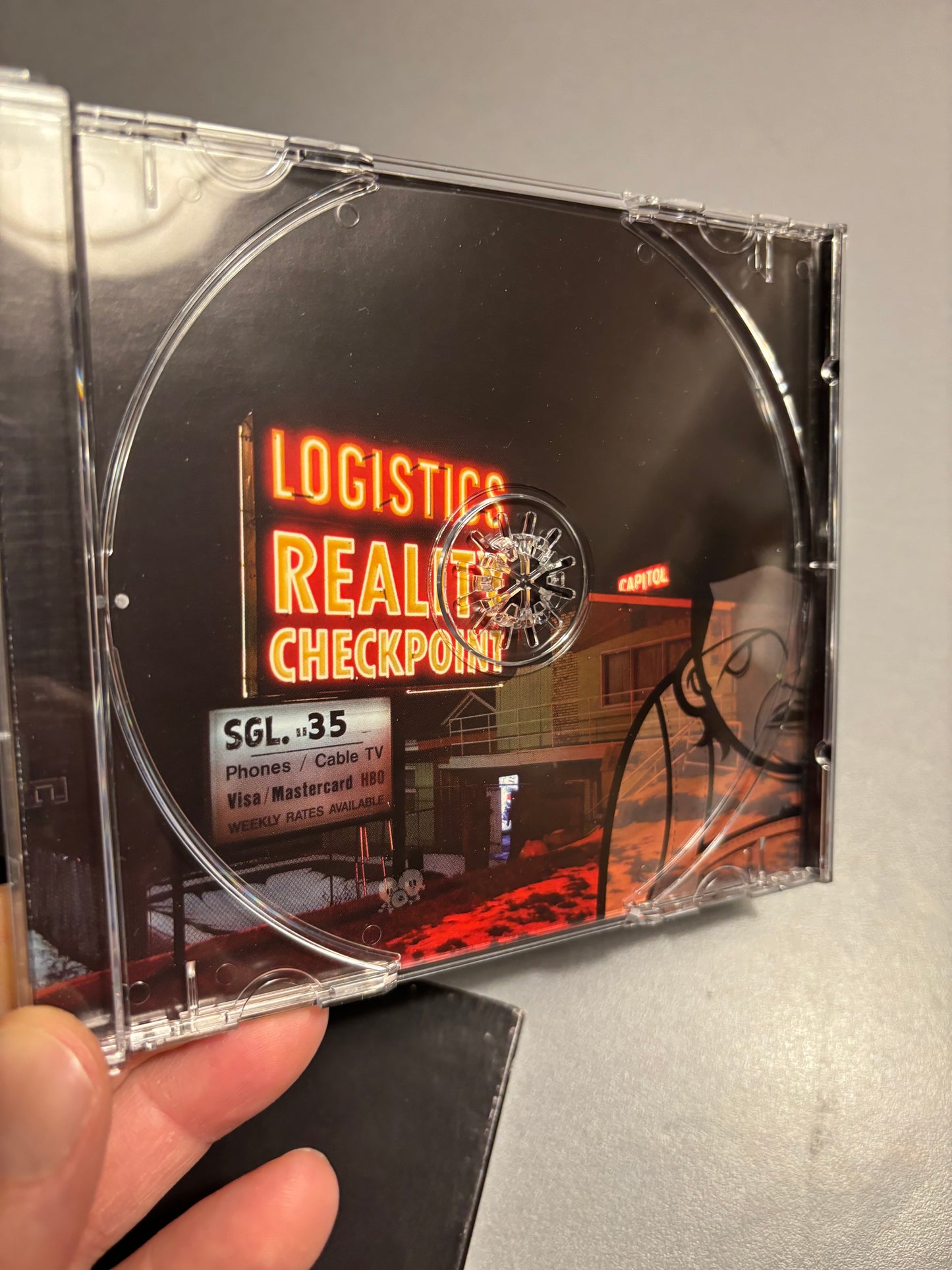 Logistics: Reality Checkpoint, CD, 1st pressing, Hospital Records, UK 2008