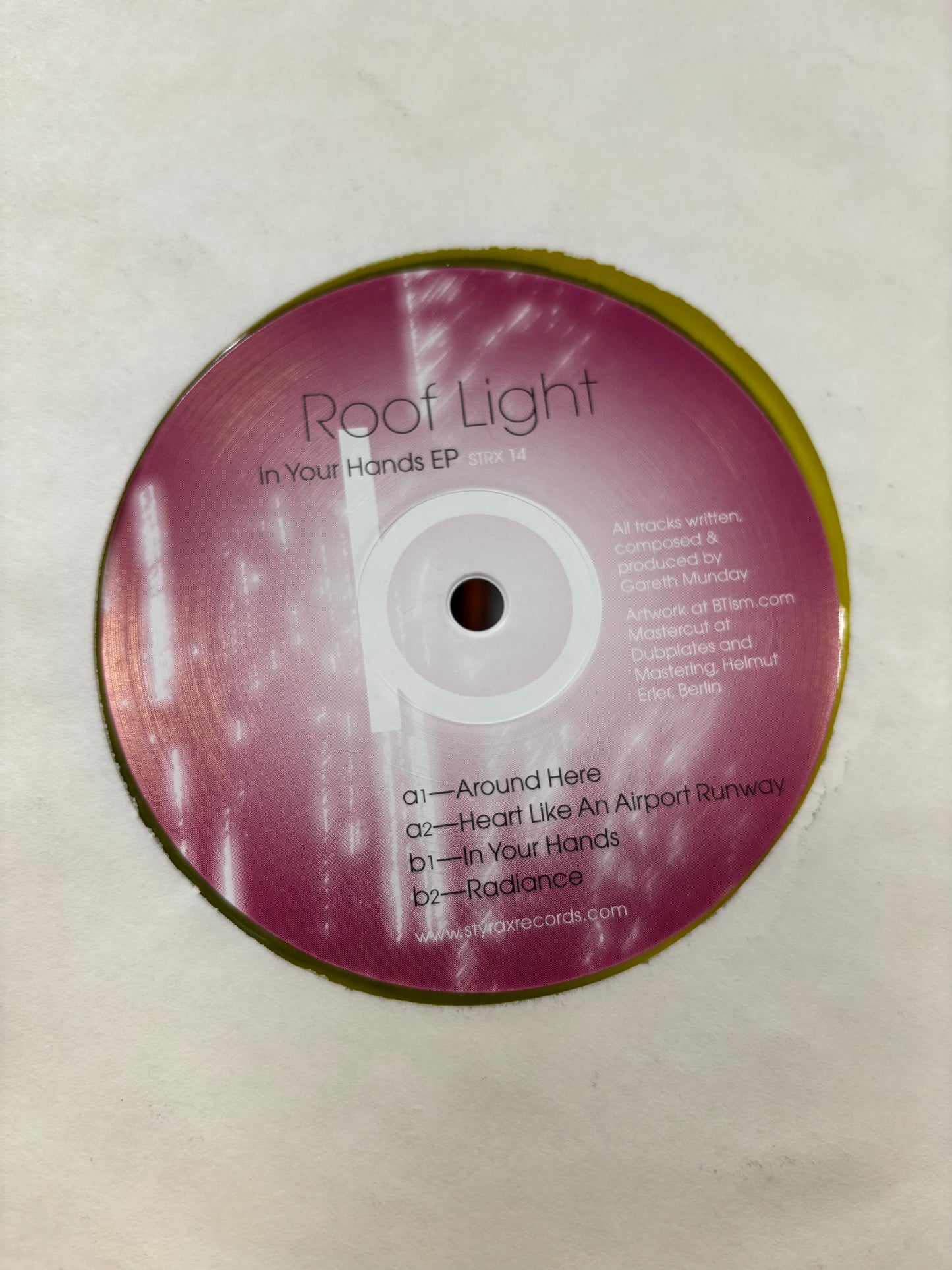 Roof Light: In Your Hands EP, 12inch, Styrax Records, Germany 2009