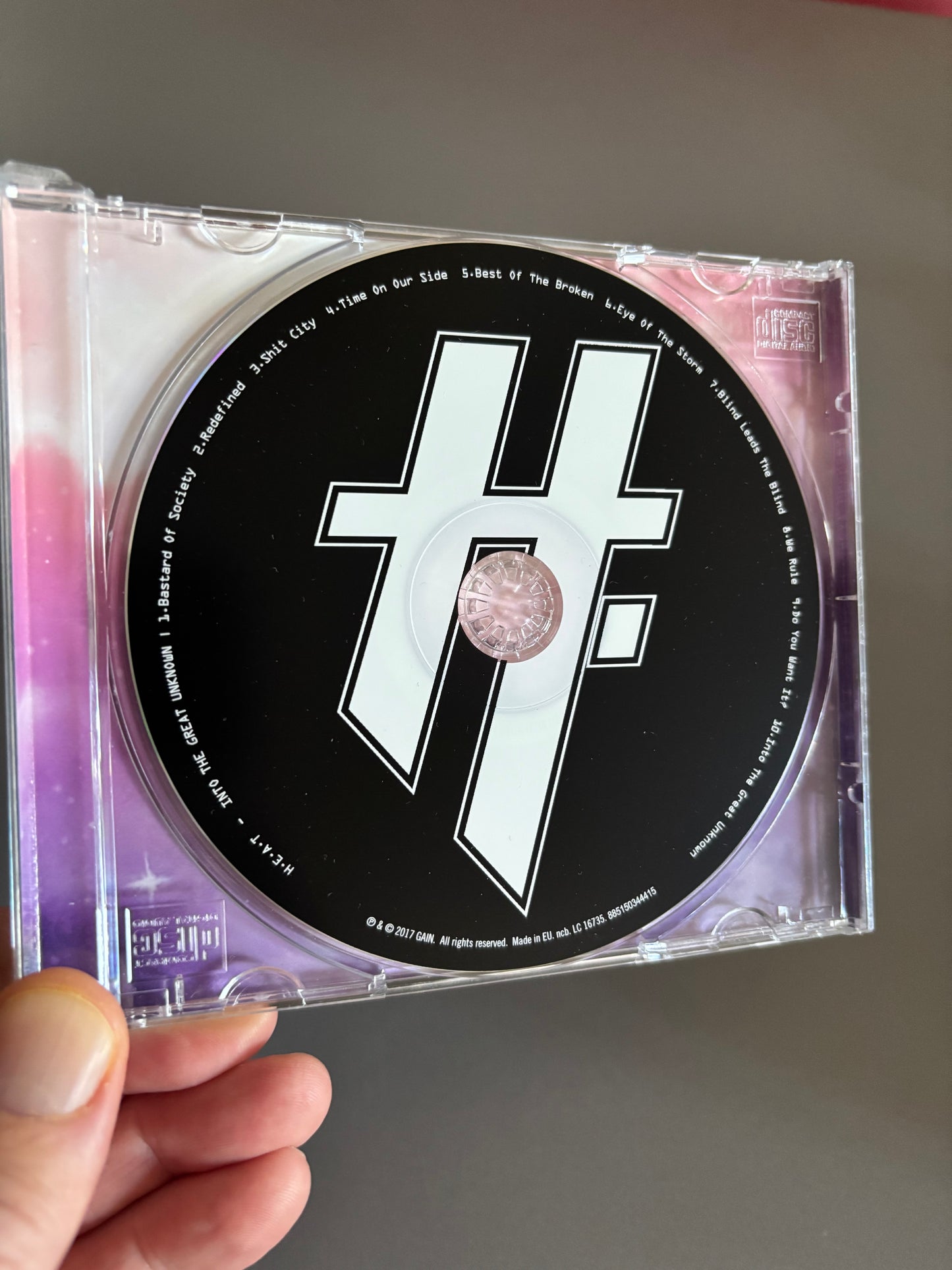 H.E.A.T. : Into The Great Unknown, CD, 1st pressing, Gain, Sweden 2017