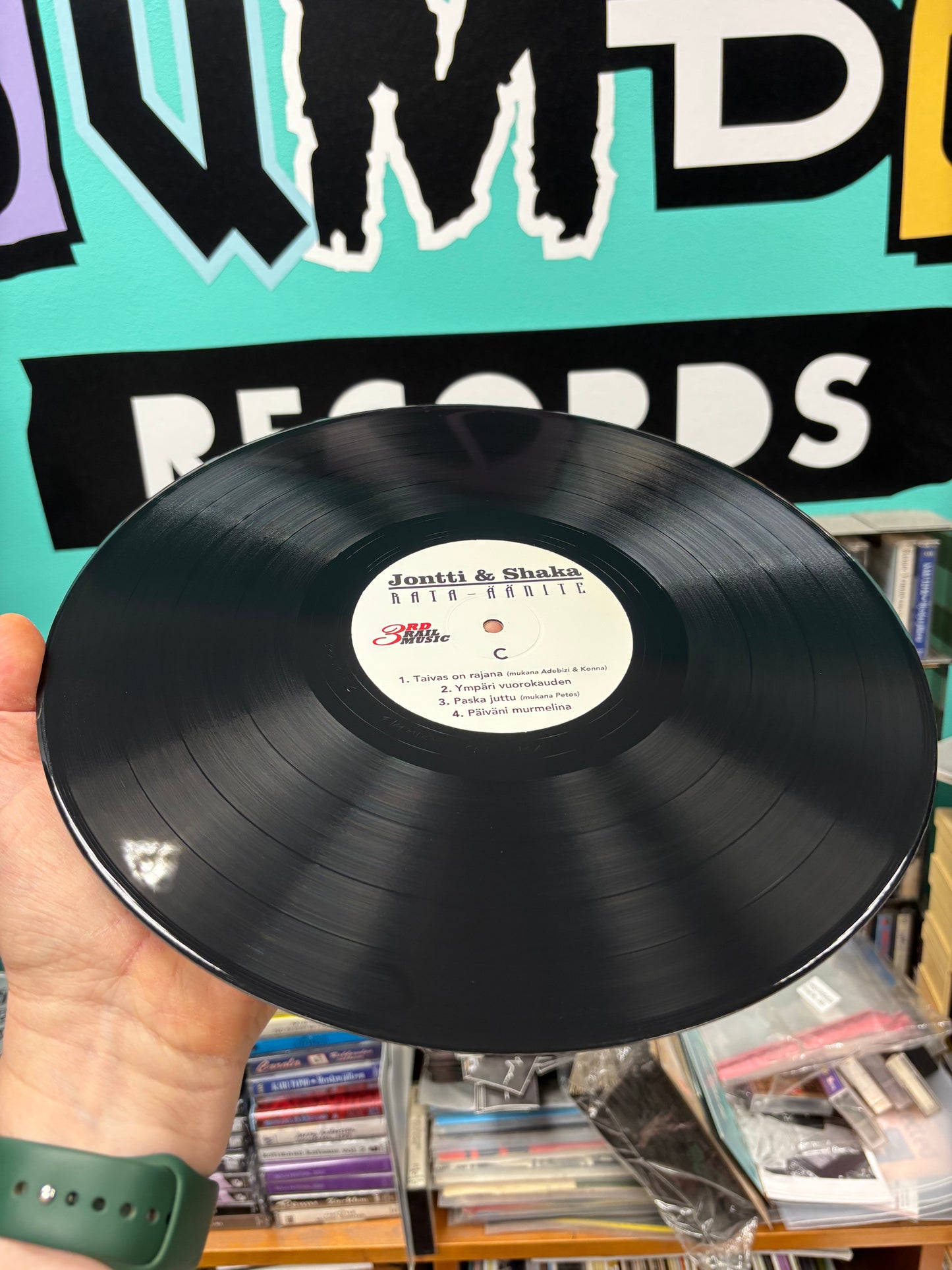 Jontti & Shaka: Rata-Äänite, 2LP, gatefold, reissue, Only vinyl pressing, 3rd Rail Music, Finland 2017