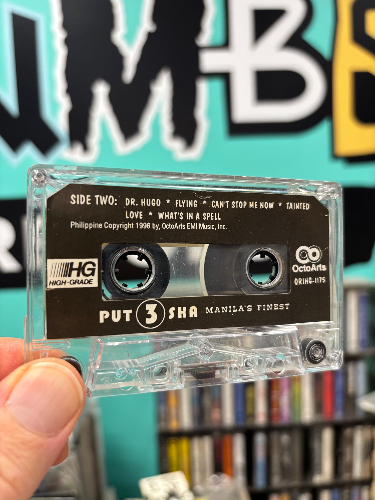Put3ska: Manila’s Finest, C-cassette, 1st pressing, Only cassette pressing, OctoArts, EMI, Philippines 1996
