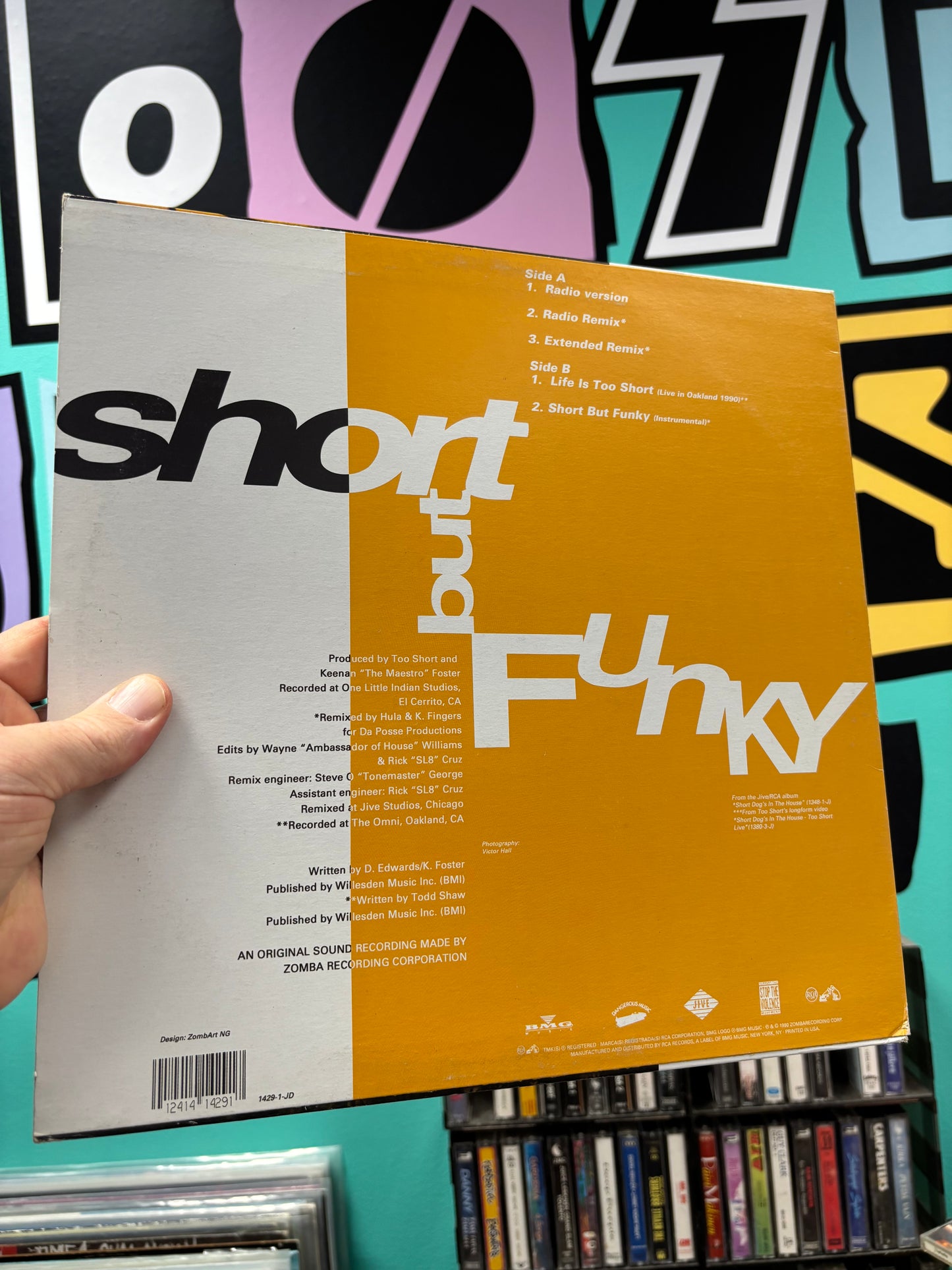 Too $hort: Short But Funky, 12inch, Promo, Jive, US 1991