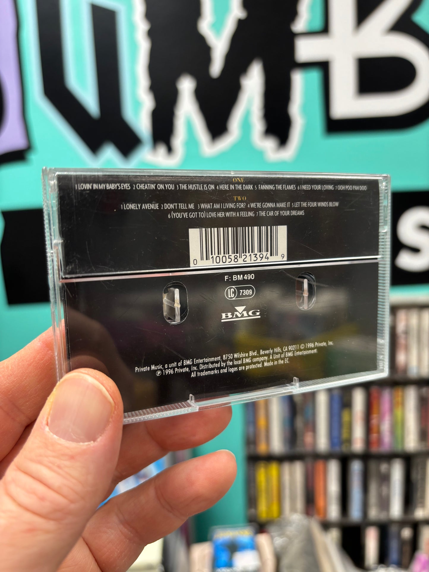 Taj Mahal: Phantom Blues, cassette, Private Music, BMG, Europe 1996