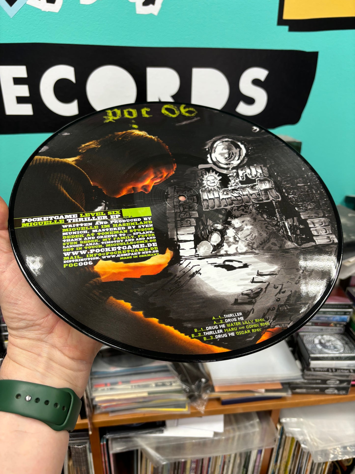 Miguelle: Thriller EP, 12inch, Picture Disc, Only pressing, Pocketgame, Germany 2004