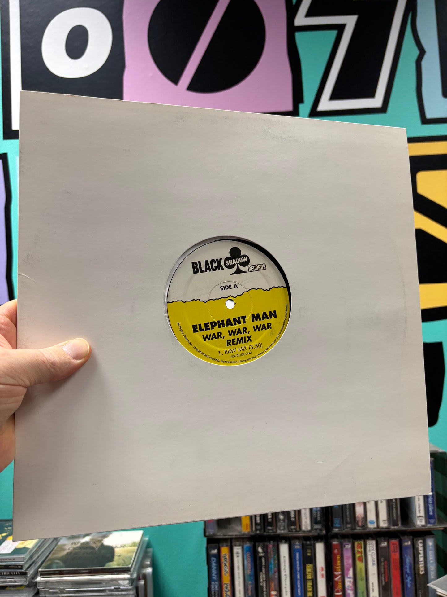 Elephant Man: War, War, War Remix, 12inch, Black Shadow Records, US year?