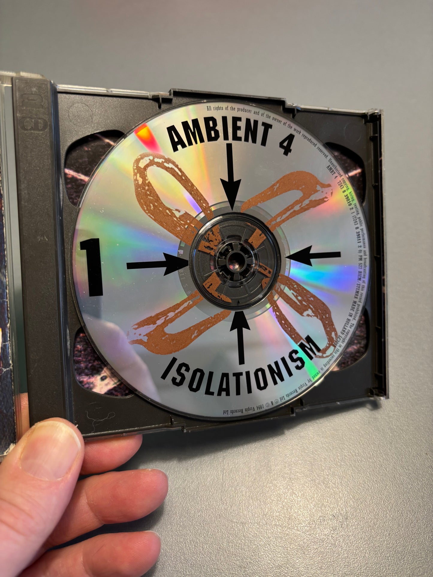 Ambient 4: Isolationism, 2CD, Virgin, UK & Europe 1994