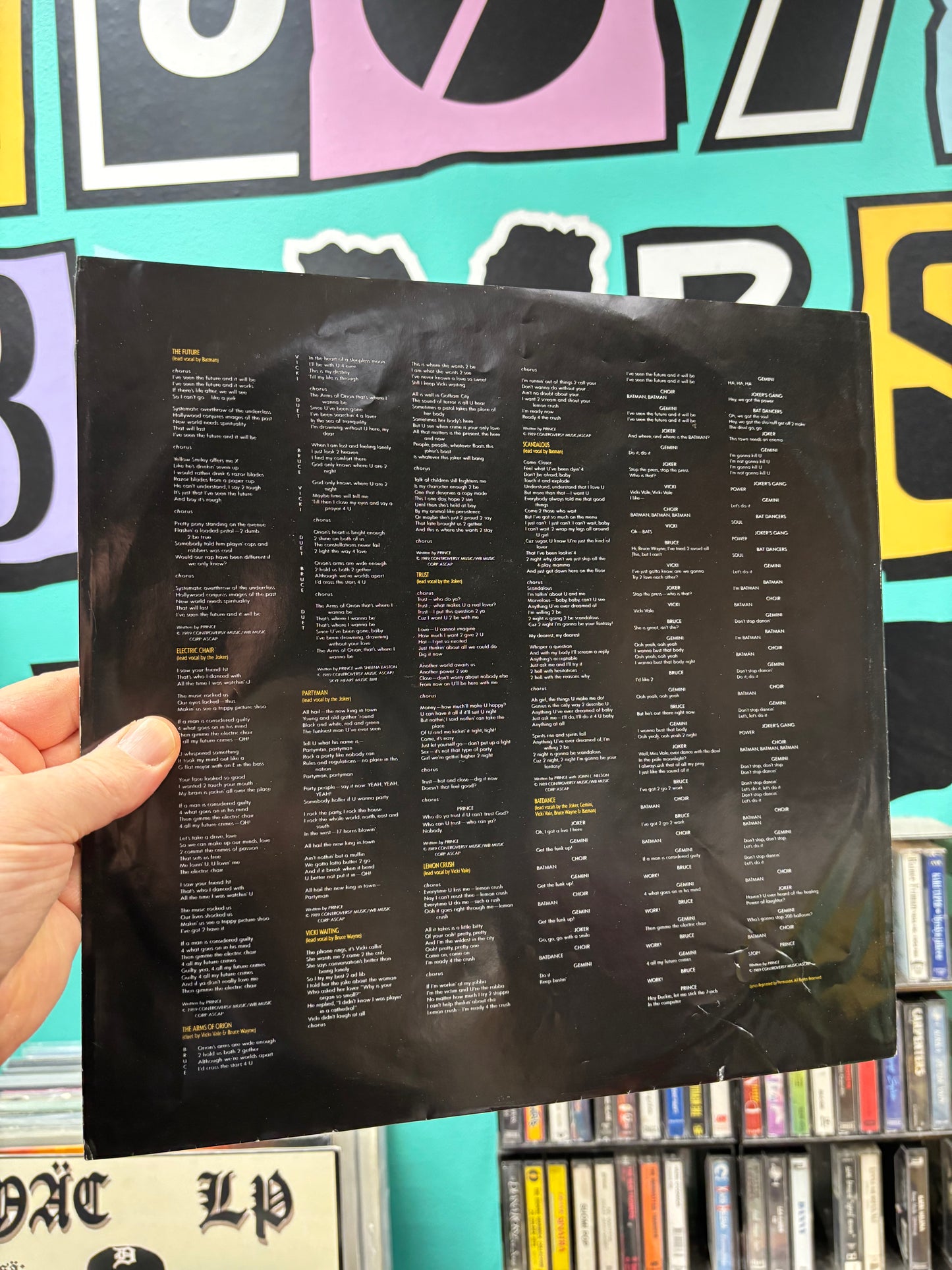 Batman (Motion Picture Soundtrack), LP, Warner Bros. Records, UK & Europe 1989