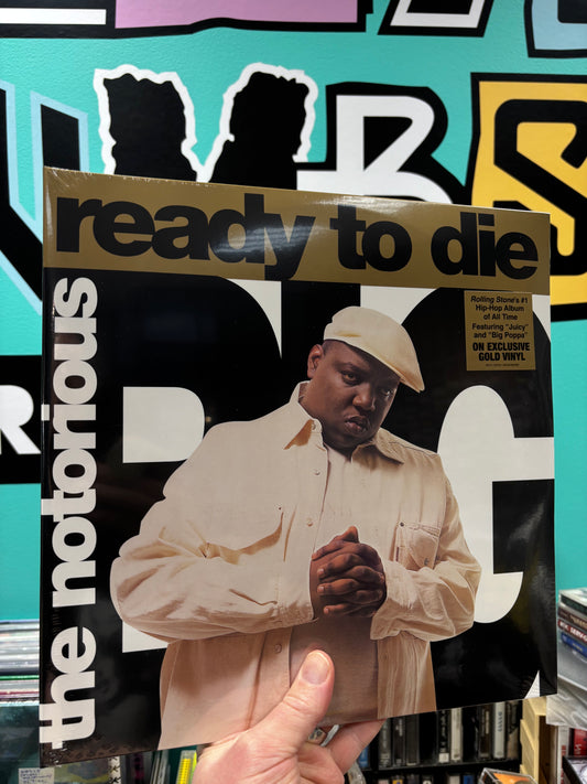 The Notorious B.I.G. : Ready To Die, 2LP, reissue, Limited Edition, Gold vinyls, Bad Boy Entertainment, Europe 2023