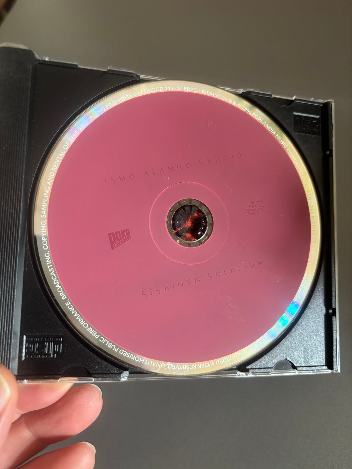 Ismo Alanko Säätiö: Sisäinen Solarium, CD, Poko Rekords, Finland 2000