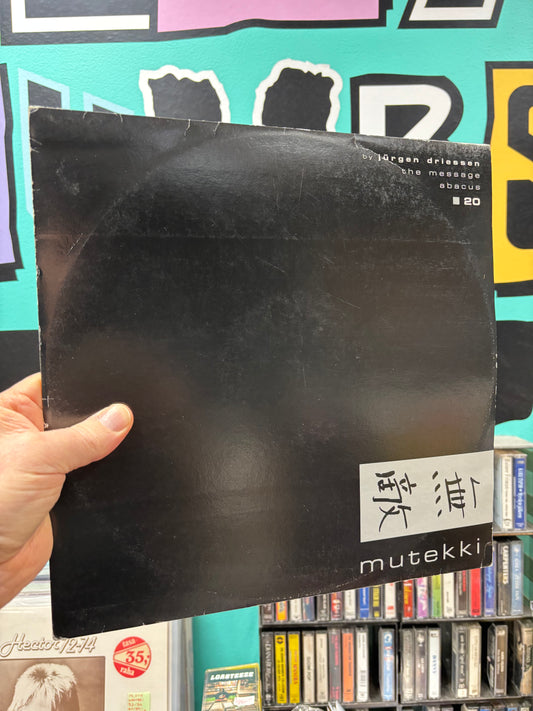 Jürgen Driessen: The Message/Abacus, 12inch, Only official pressing, Mutekki, Germany 2004