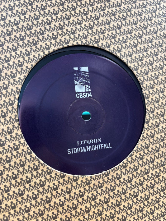 Literon: Storm/Nightfall, 12inch, Black vinyl, Clone Basement Series, Netherlands 2010