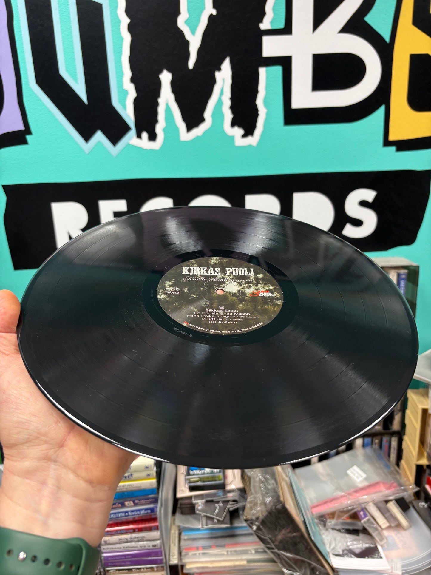 Kallio Underground: Kirkas Puoli, LP, Black vinyl, 1st pressing, 3rd Rail Music, Finland 2021