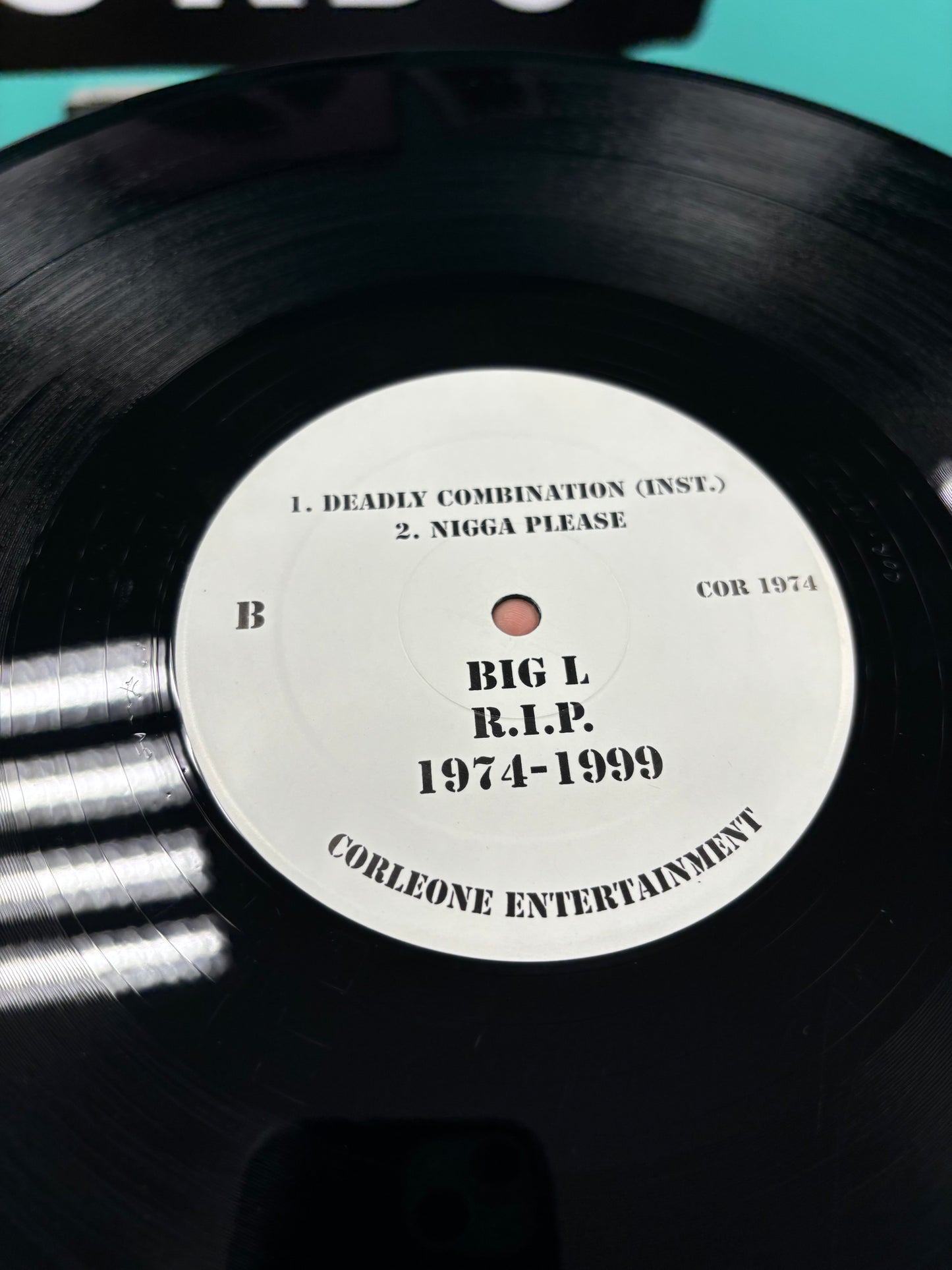 Big L: Deadly Combination, 12inch, Only official pressing, Corleone Entertainment, US 2000