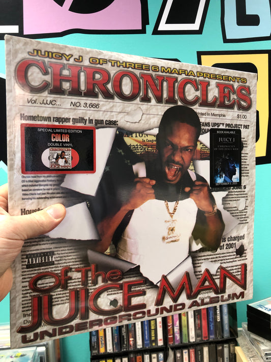 HULLU VARASTOALE -20%‼️🔥‼️🔥‼️ Juicy J: Chronicles Of The Juice Man (Underground Album), reissue, First time on vinyl!, gatefold, Special Limited Edition, 2LP, Coloured, US 2023