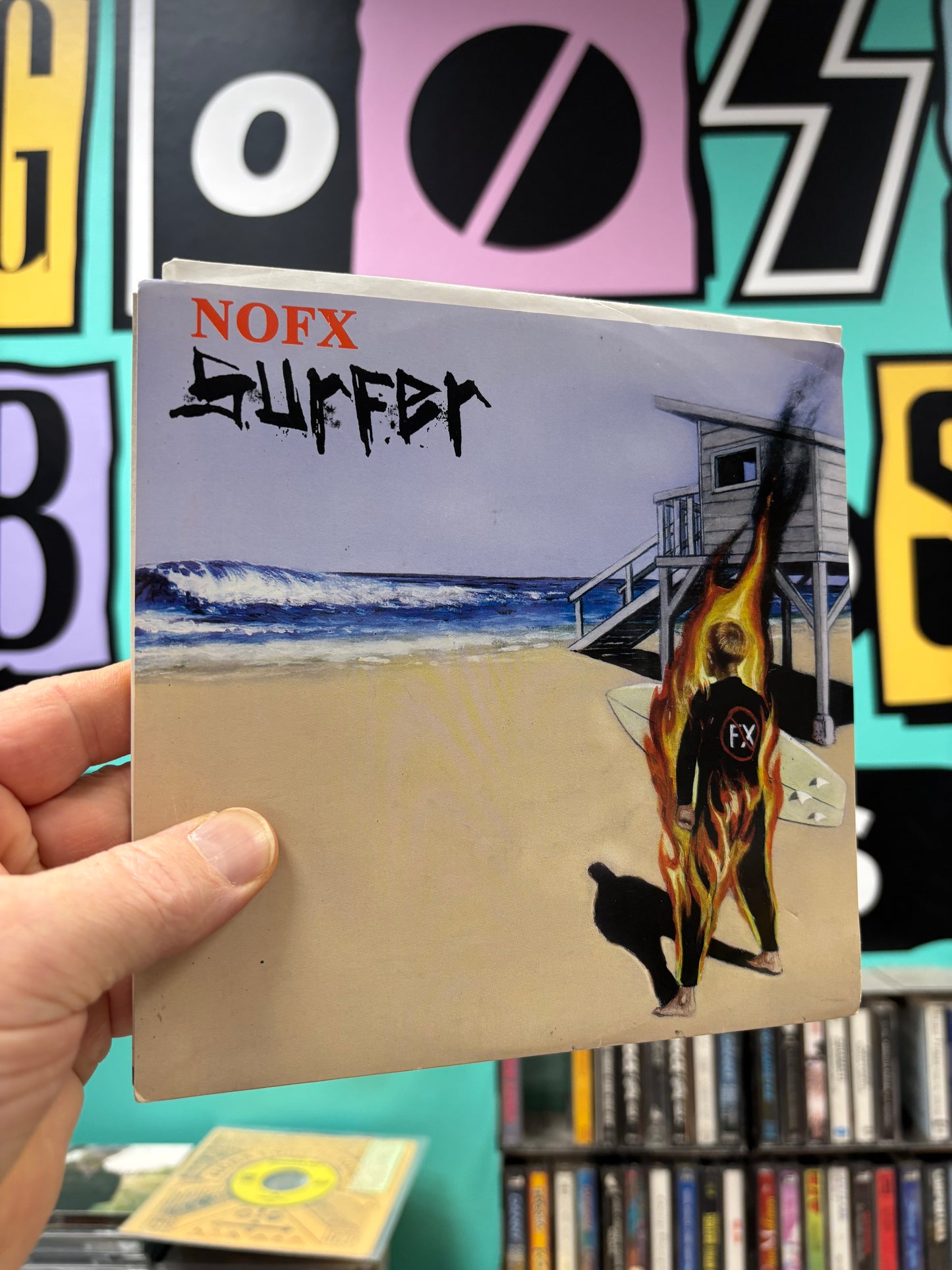 NOFX: Surfer, 7inch, 1st pressing, Fat Wreck Chords, US 2001