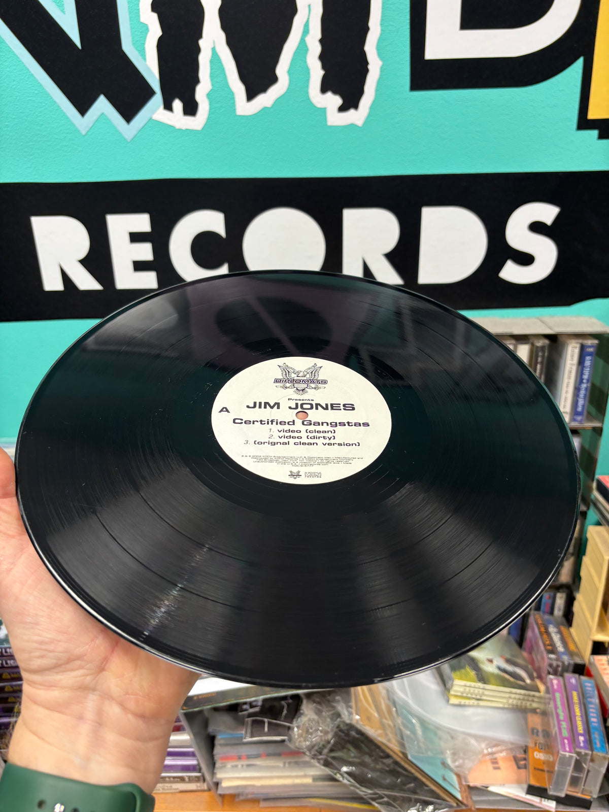 Jim Jones: Certified Gangstas, 12inch, OG pressing, Koch Records, Diplomats, US 2004