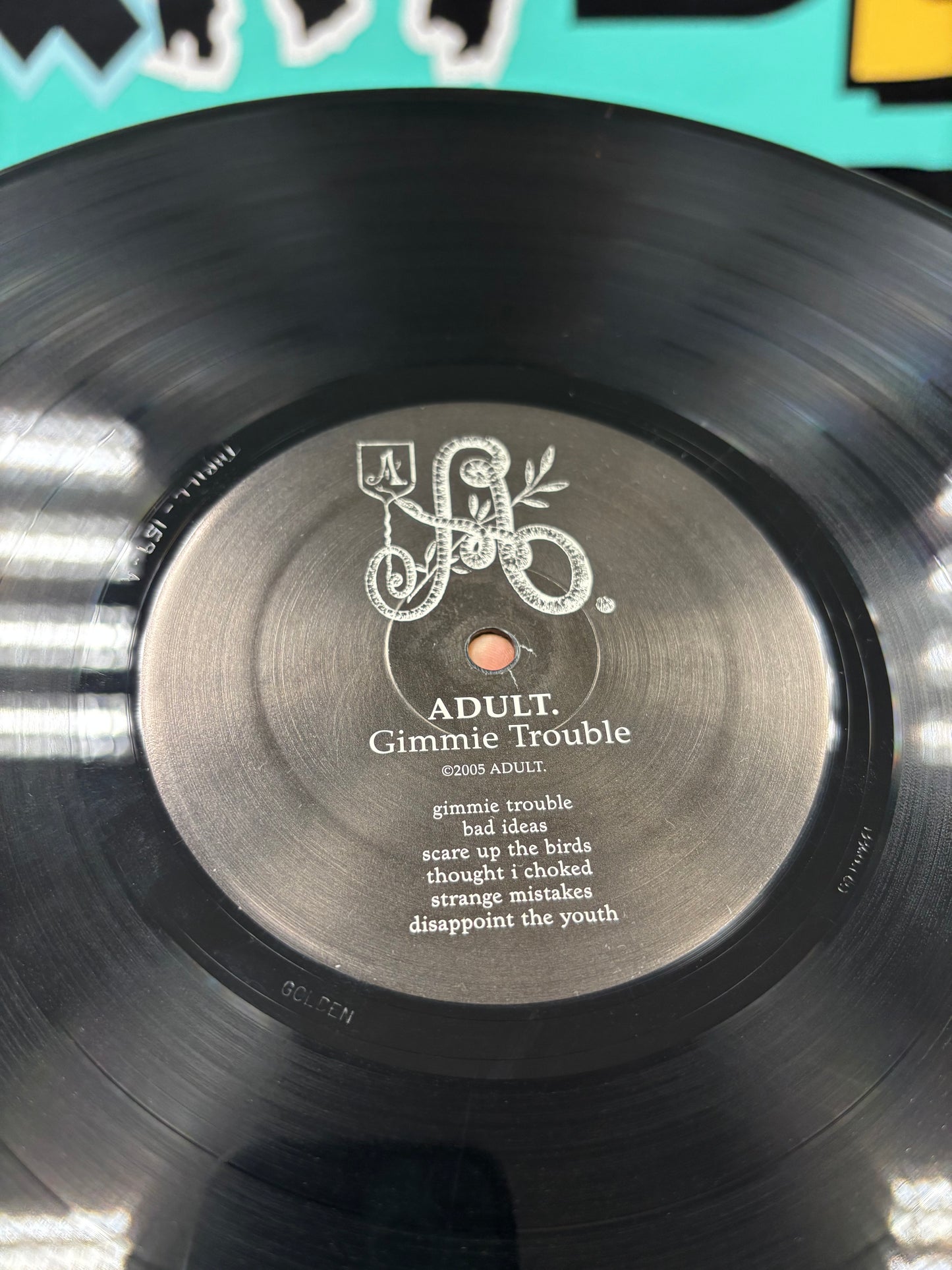ADULT. : Gimmie Trouble, LP, Only vinyl pressing, Thrill Jockey, US 2005