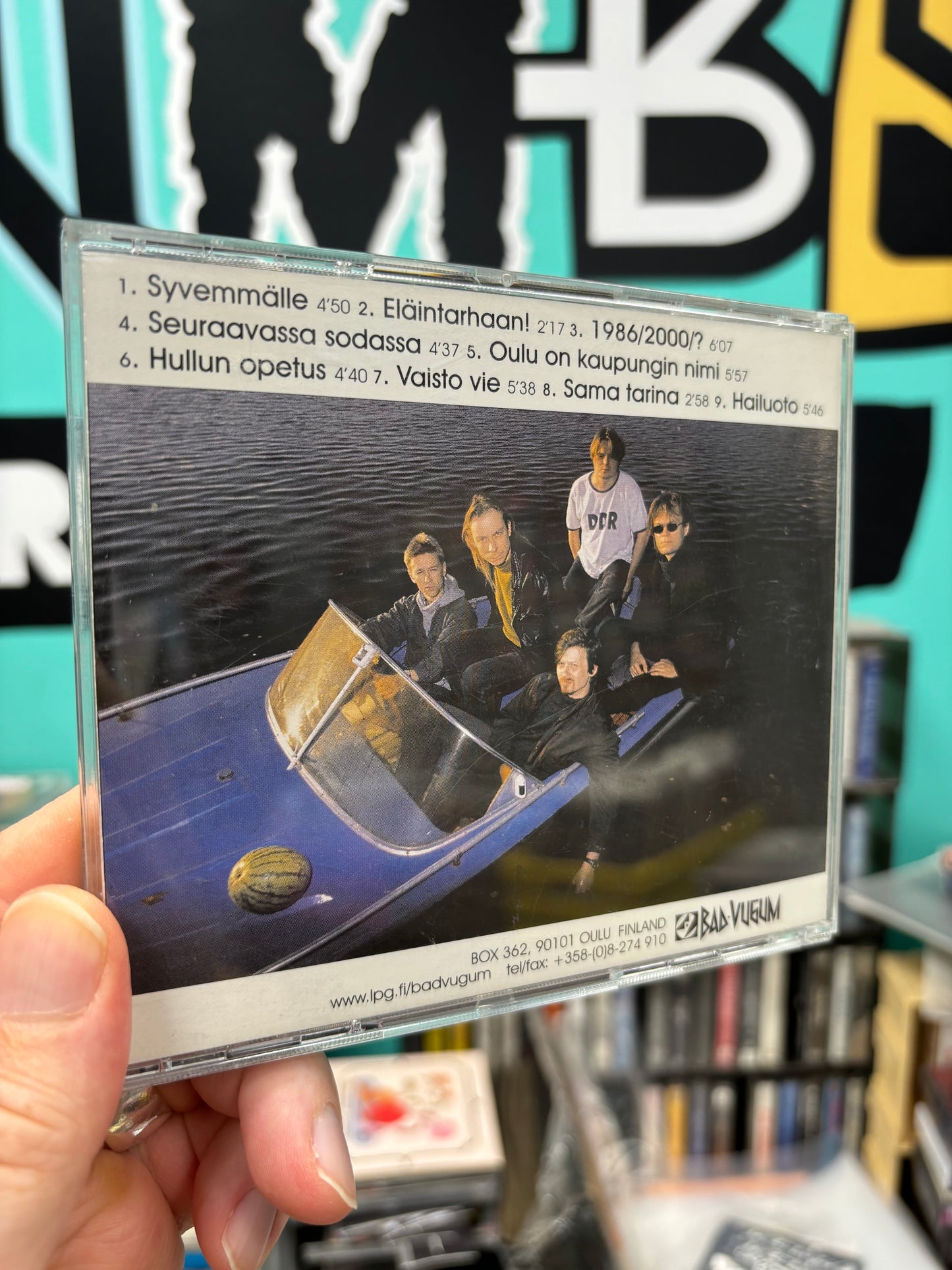 Radiopuhelimet: Oulu On Kaupungin Nimi, CD, Only CD pressing, Bad Vugum, Finland 2000