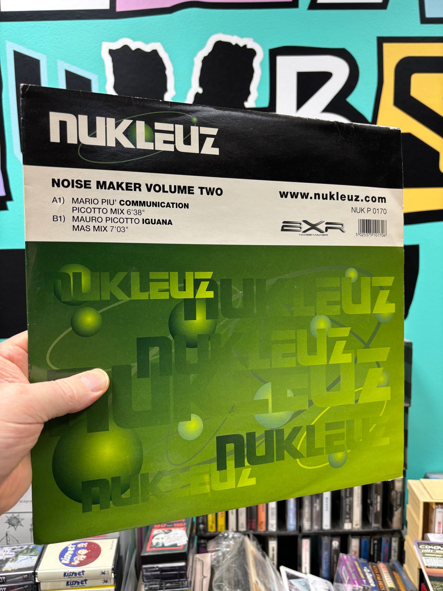 Mario Piu: Communication/Mauro Picotto: Iguana, 12inch, Only official pressing, Nukleuz, UK 1999