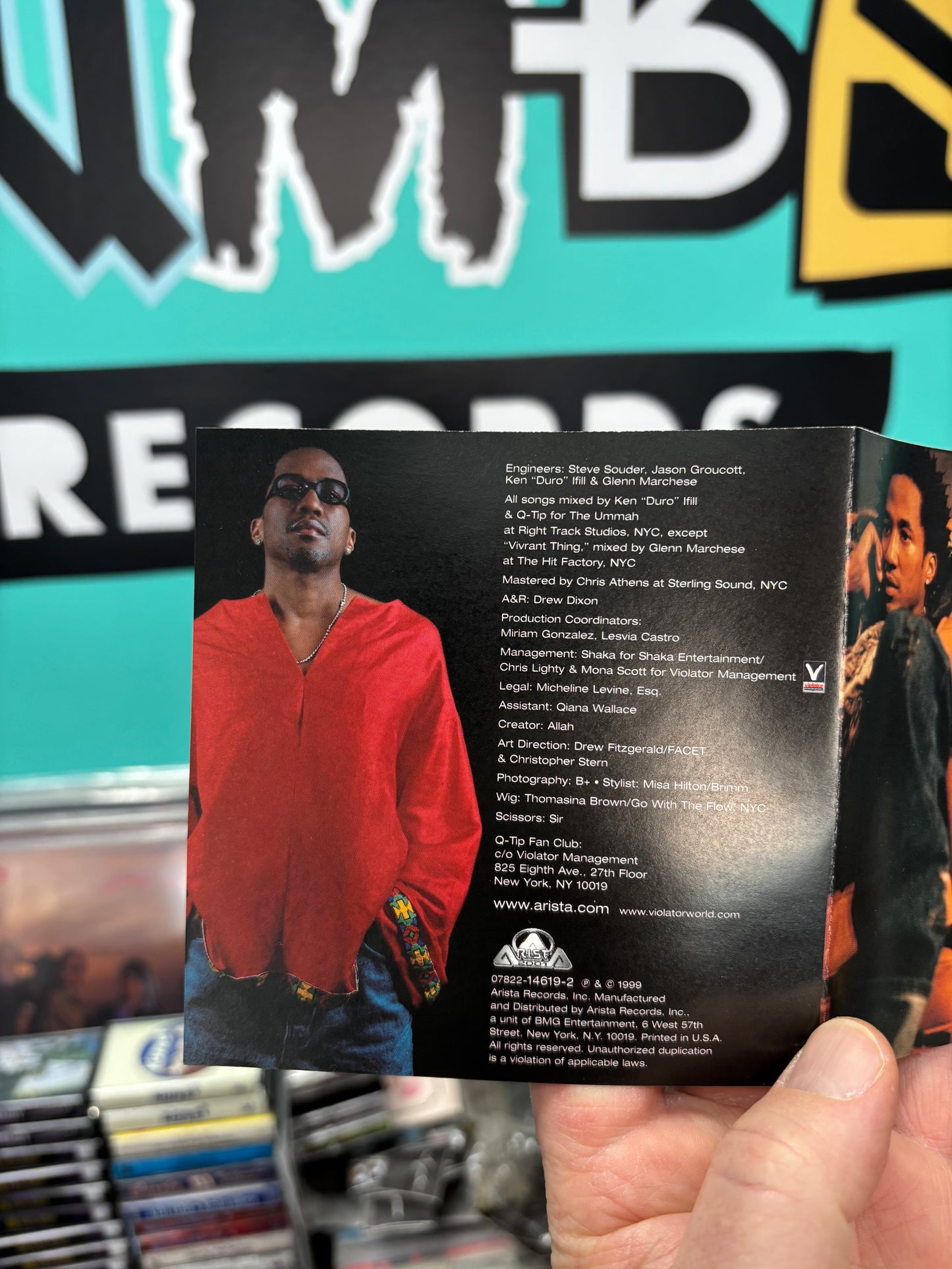 Q-Tip: Amplified, CD, Arista, OG pressing, US 1999