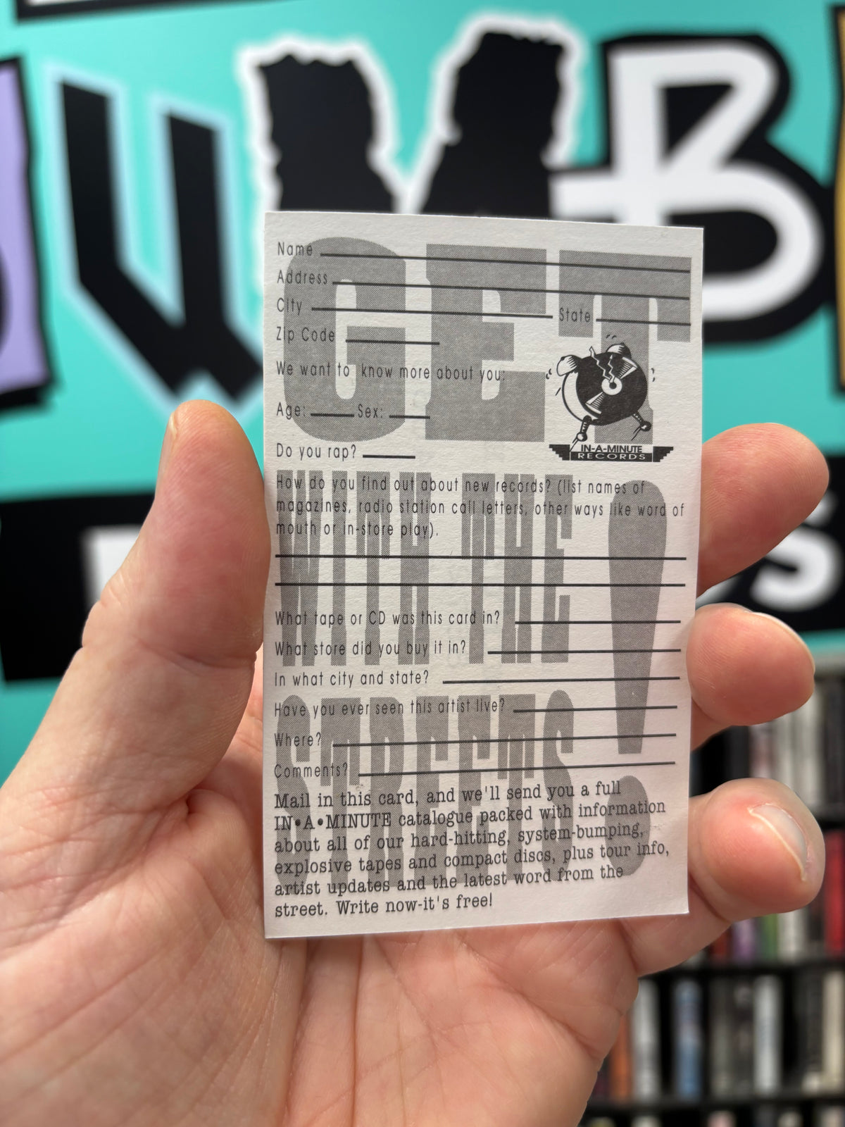Mac Mill: One Mill-Yon, cassette EP, 1st pressing, Only cassette pressing, In-A-Minute Records, US 1995