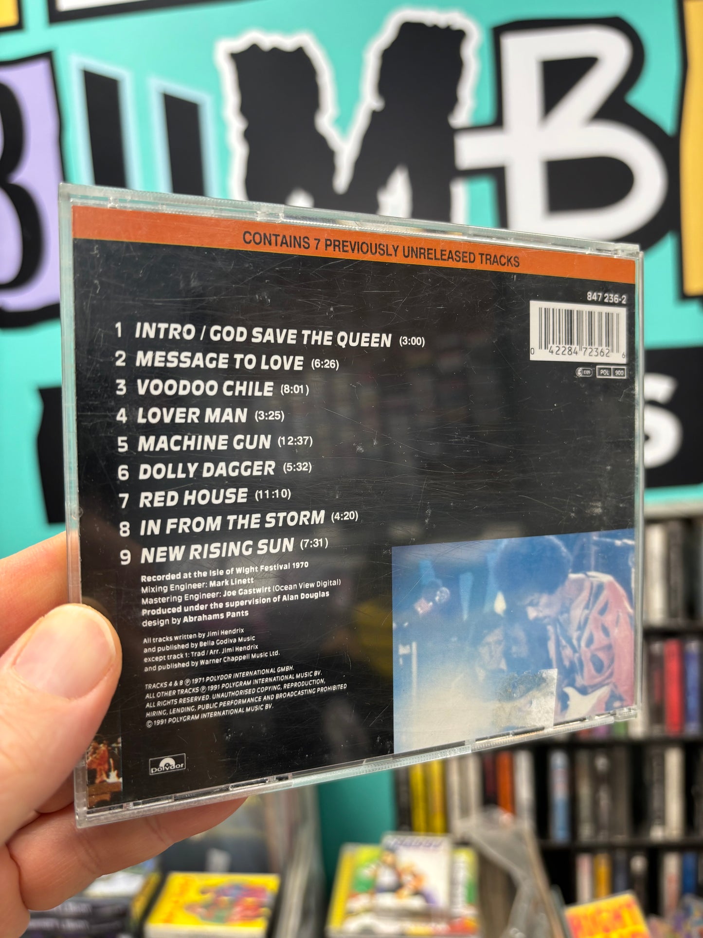 Jimi Hendrix: Live Isle Of Wight ’70, CD, Polydor, Europe 1991