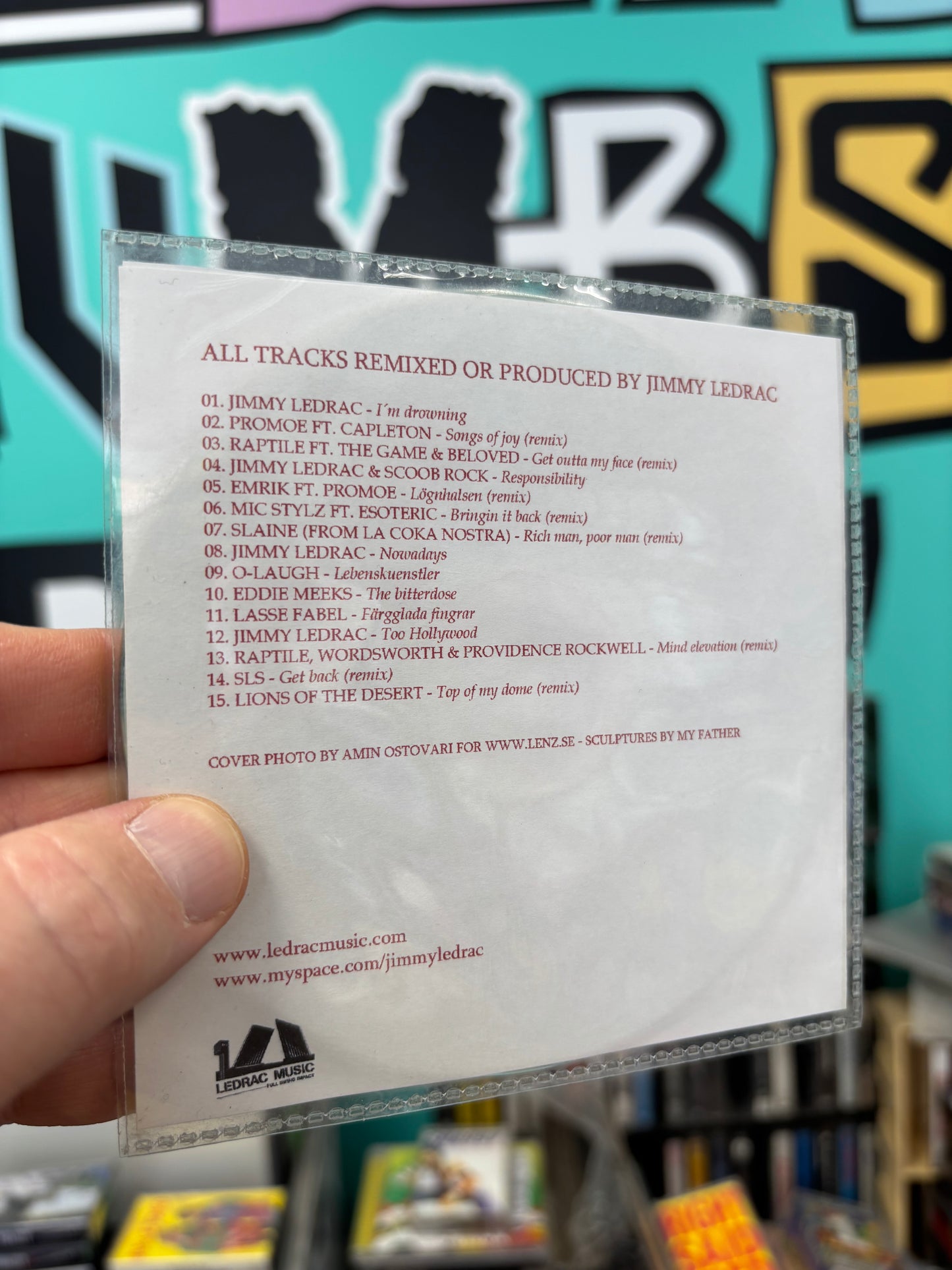 Jimmy Ledrac: The Who The Fuck Is Jimmy Ledrac Mixtape, CDr, Only pressing, Mixed, Ledrac Music, Sweden 2006