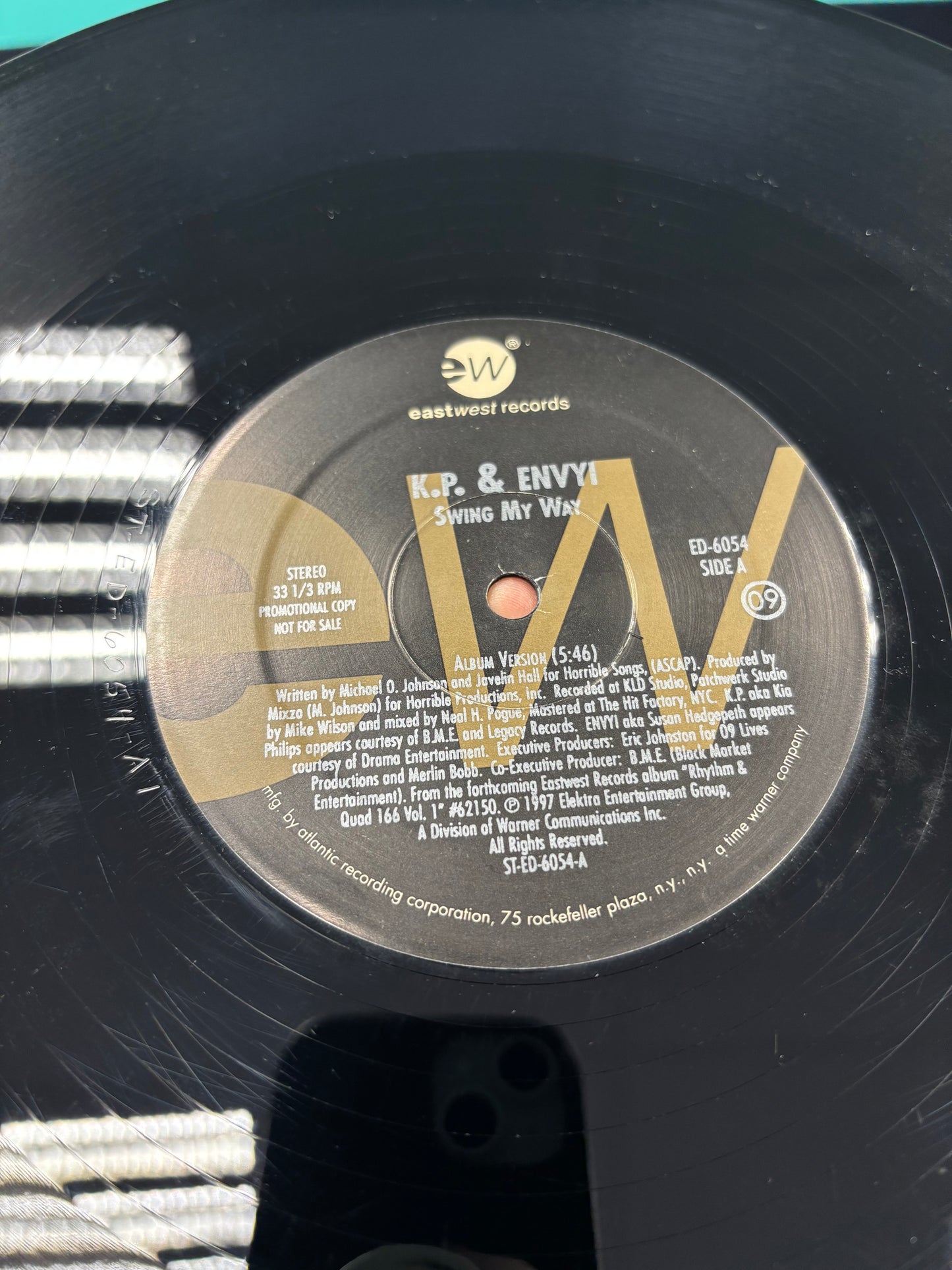 K.P. & Envyi: Swing My Way, 12inch, promo, EastWest Records America, US 1998