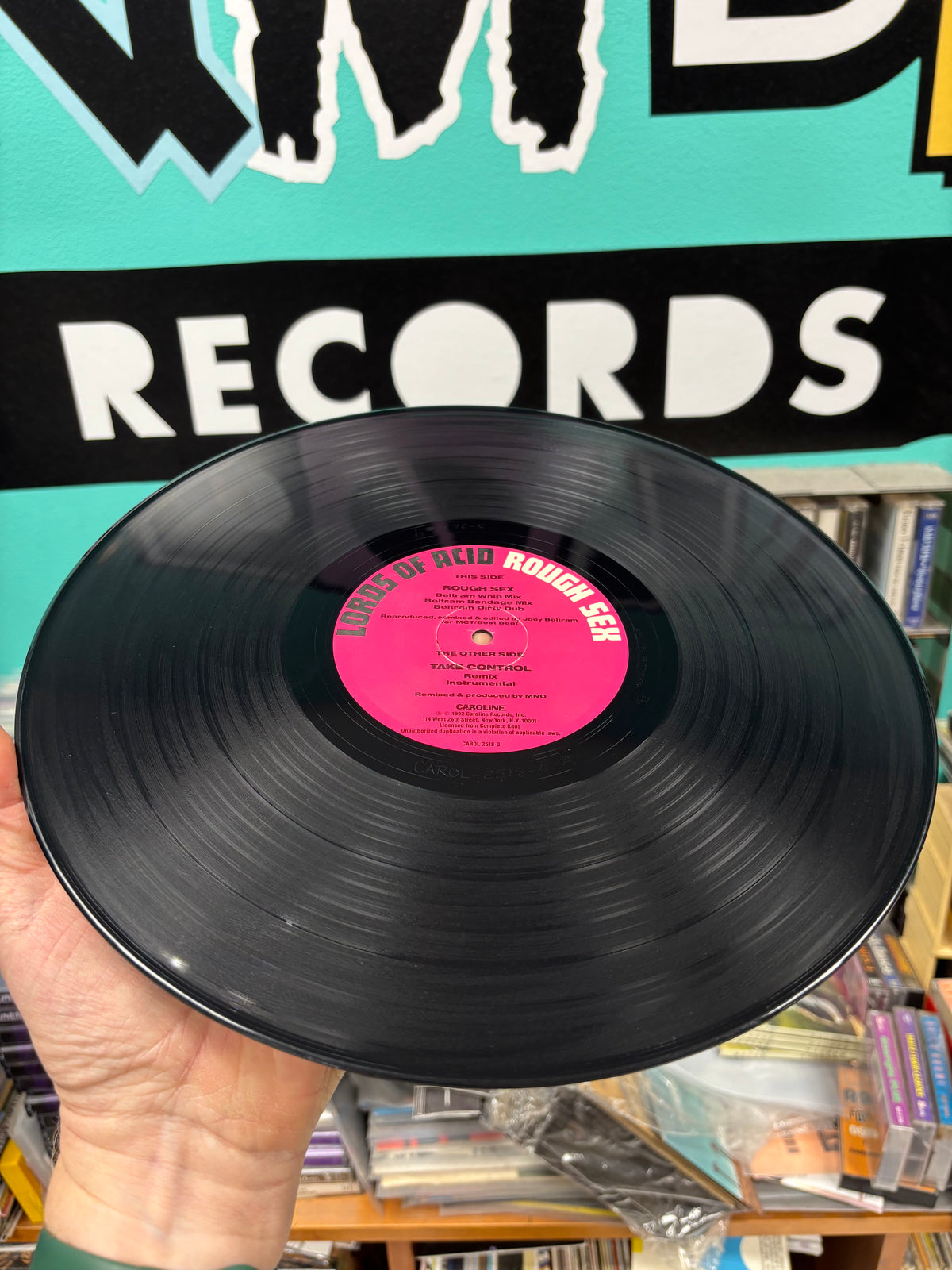 Lords Of Acid: Rough Sex, 12inch, OG US pressing, Caroline Records, US 1992