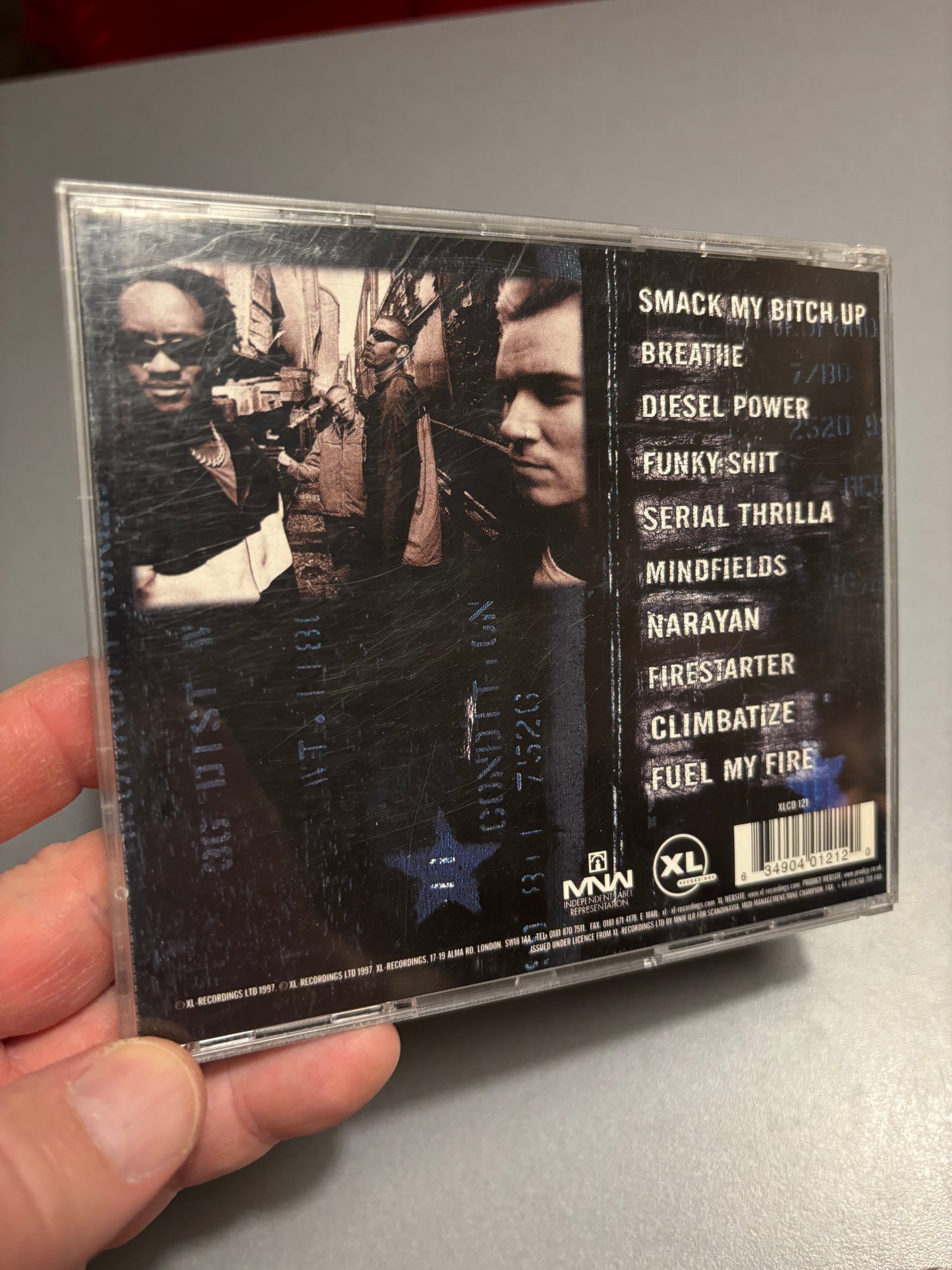 Prodigy: The Fat Of The Land, CD, XL Recordings, Scandinavia 1997