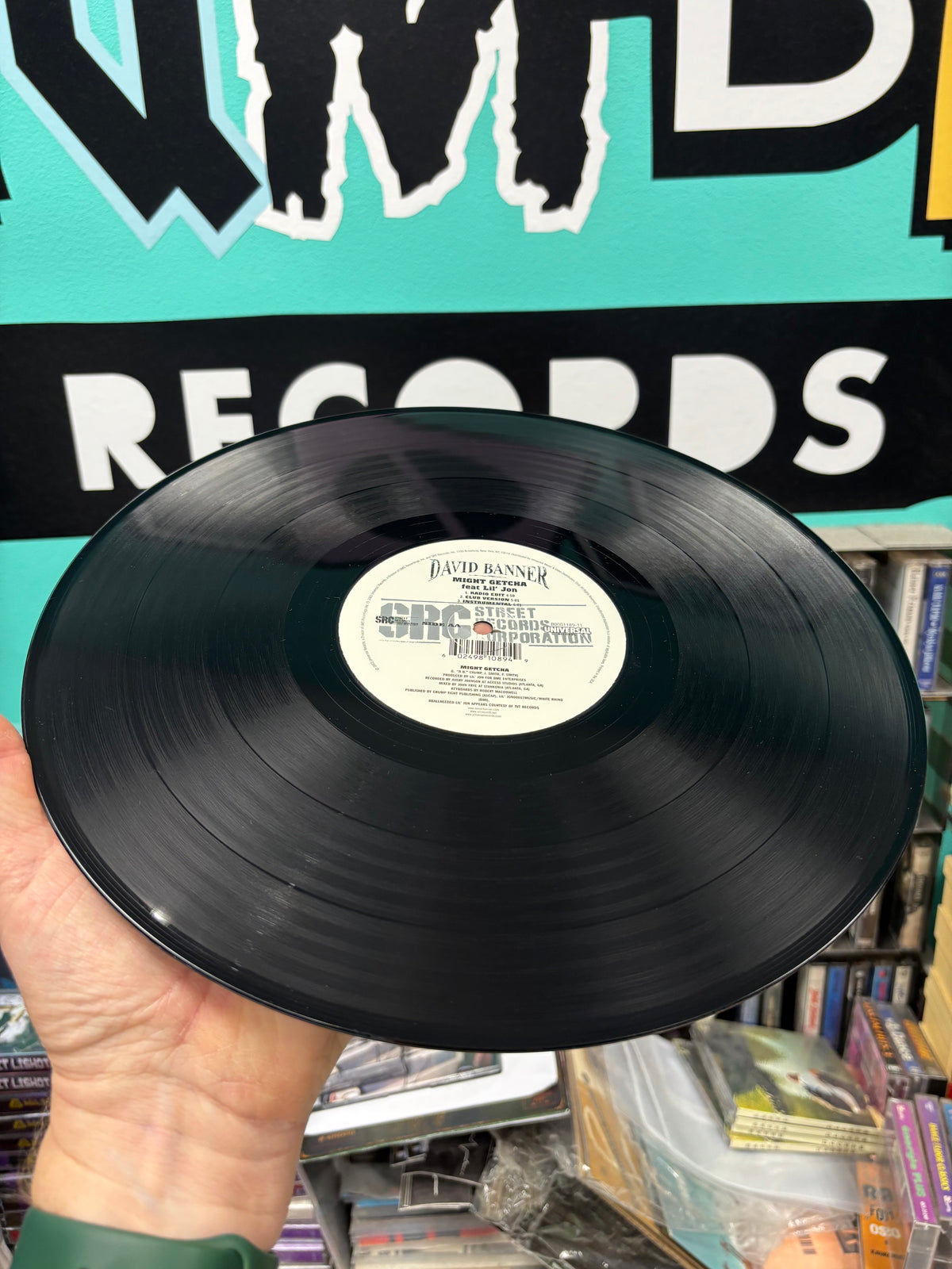 David Banner: Cadillac On 22’s/Might Getcha, 12inch, 1st pressing, Only official vinyl pressing, Universal Records, Street Records Corporation, US 2003