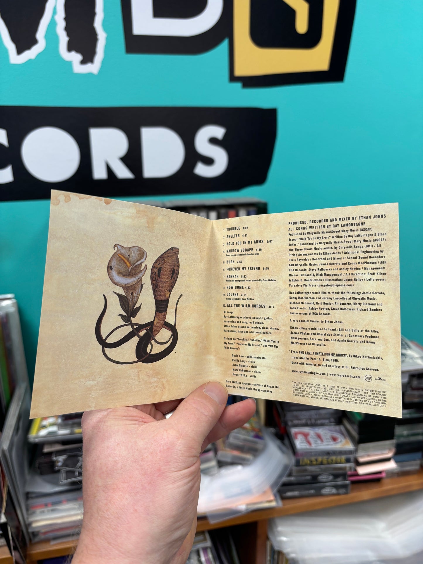 Ray Lamontagne: Trouble, CD, reissue, RCA, US 2004?