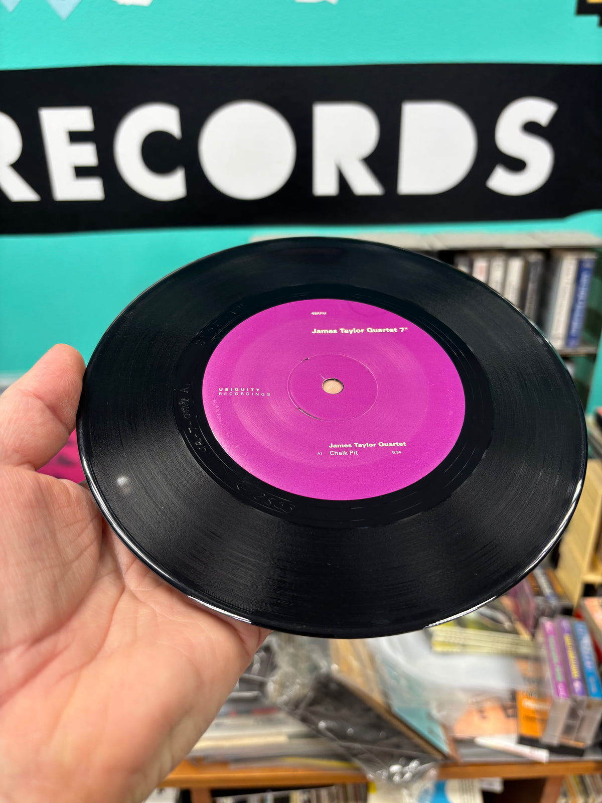The James Taylor Quartet: Chalk Pit/Tough Chicken, 7inch, Only pressing, Ubiquity, US 2001