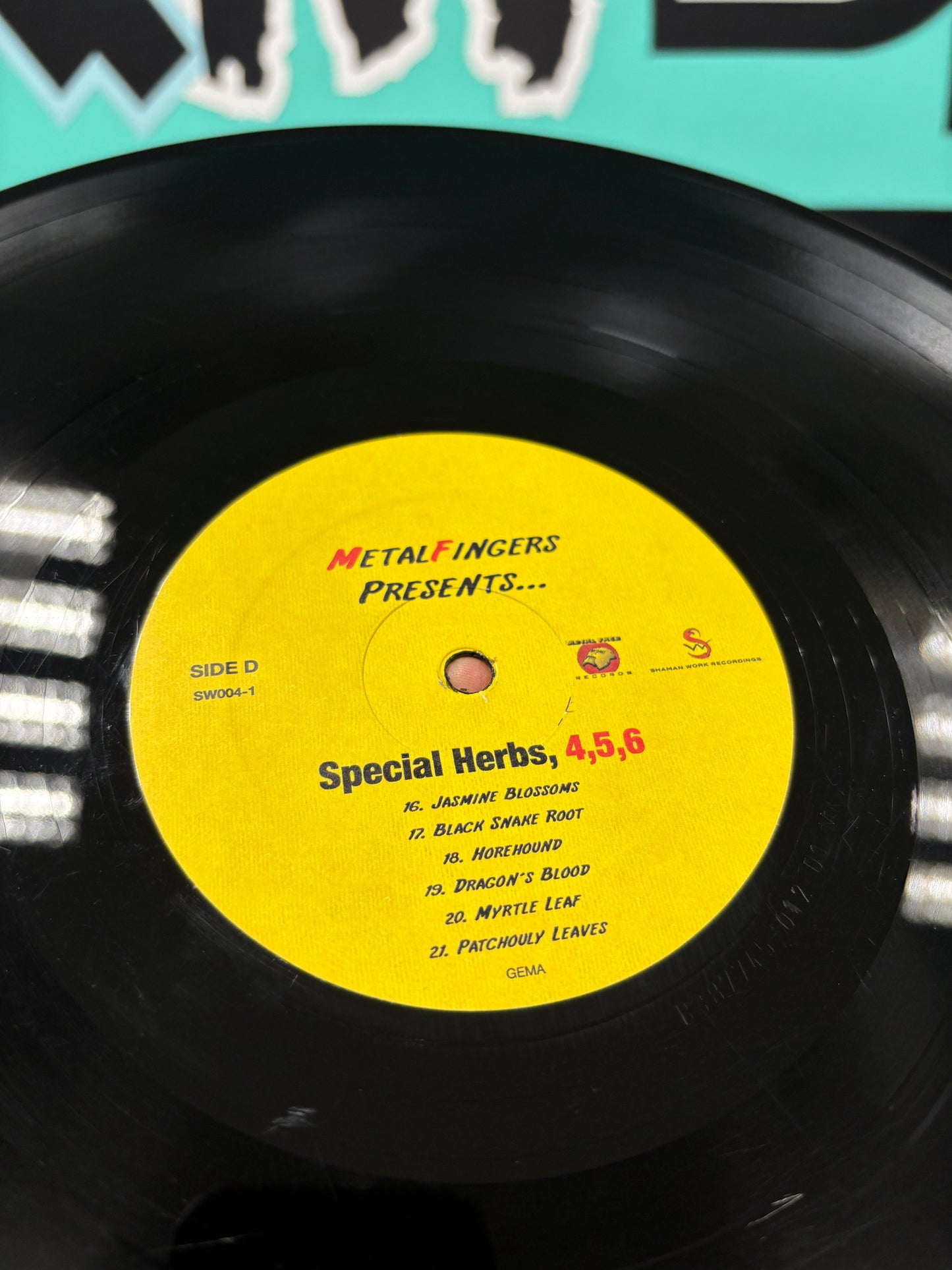 Metal Fingers: Special Herbs 4,5,6, 2LP, 1st pressing, Only vinyl pressing, gatefold, Metal Face Records, Shaman Work Recordings, USA & Europe 2003
