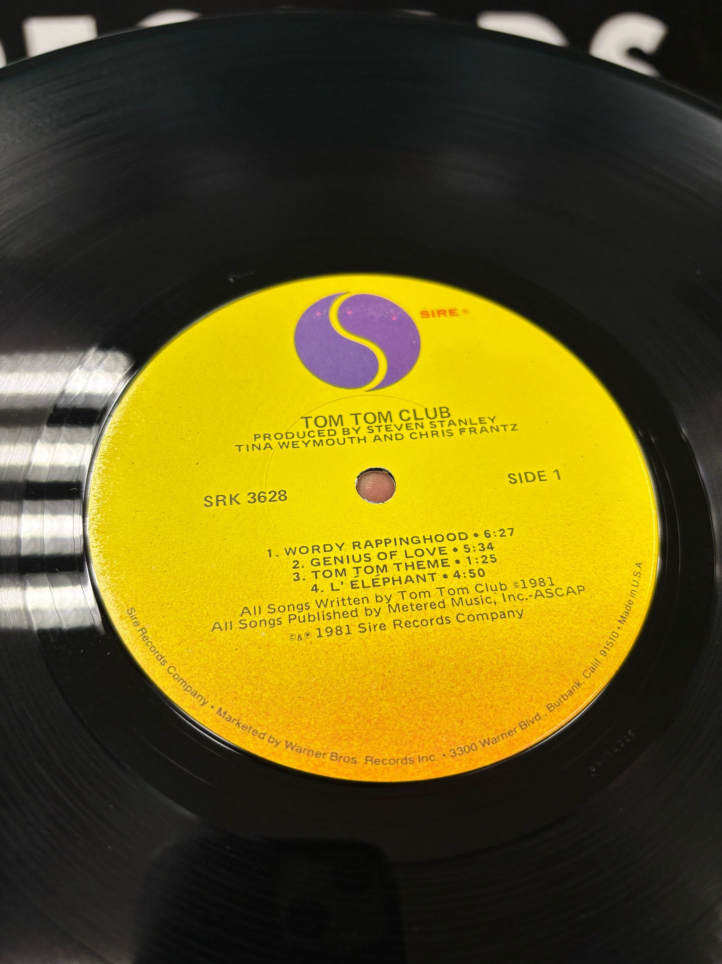 Tom Tom Club: Tom Tom Club, LP, Winchester Pressing, Sire, US 1981