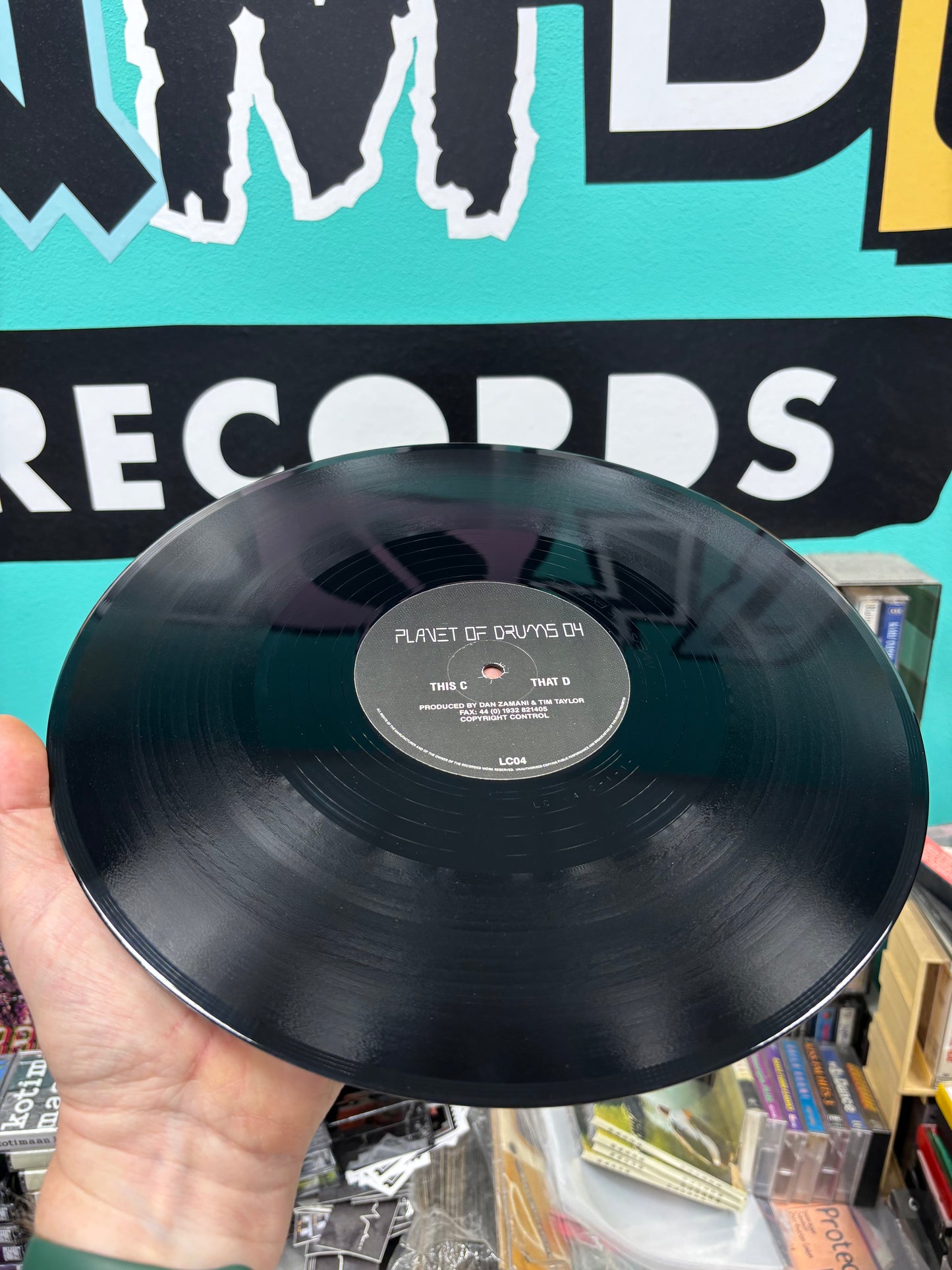 Dan Zamani & Tim Taylor: Planet Of Drums 04, 2x12inch, Only official pressing, Planet Of Drums, UK 1995