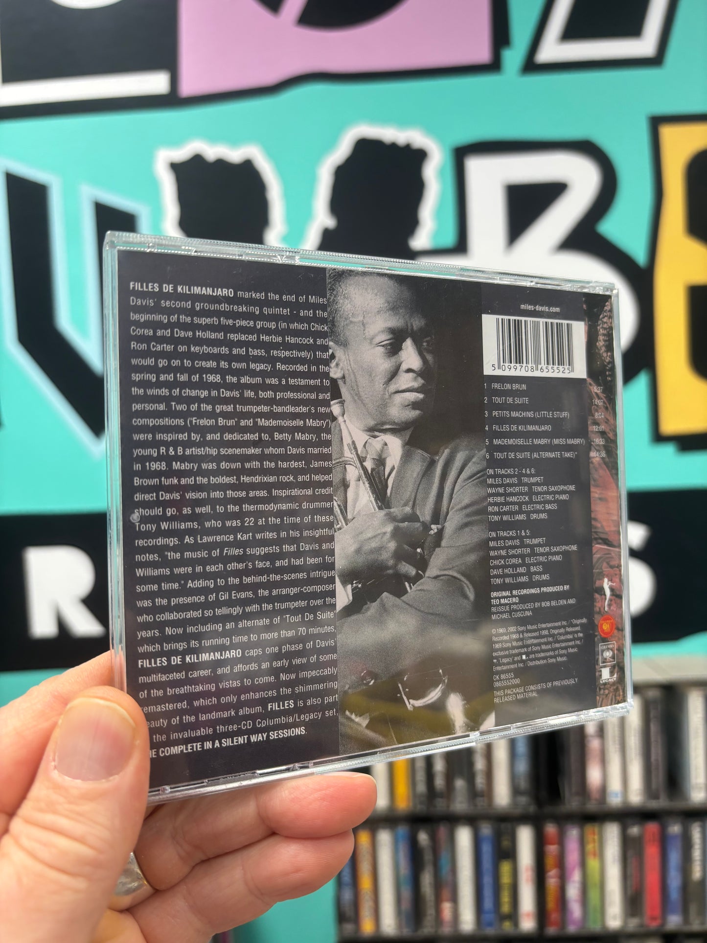 Miles Davis: Filles De Kilimanjaro, CD, reissue, remastered, Columbia, Legacy, Europe 2002