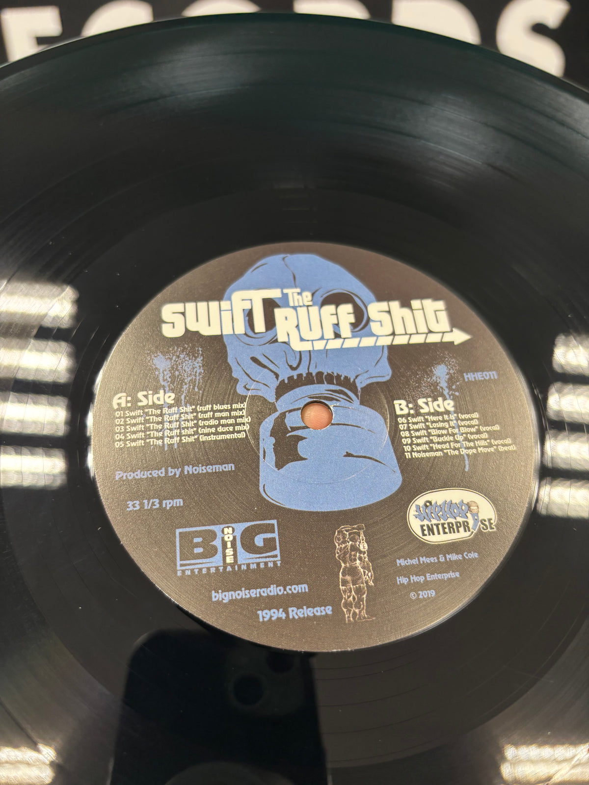 Swift: The Ruff Shit, 12inch, Black vinyl, Mini-Album, remastered, Limited Edition, Hip-Hop Enterprise, Belgium 2019