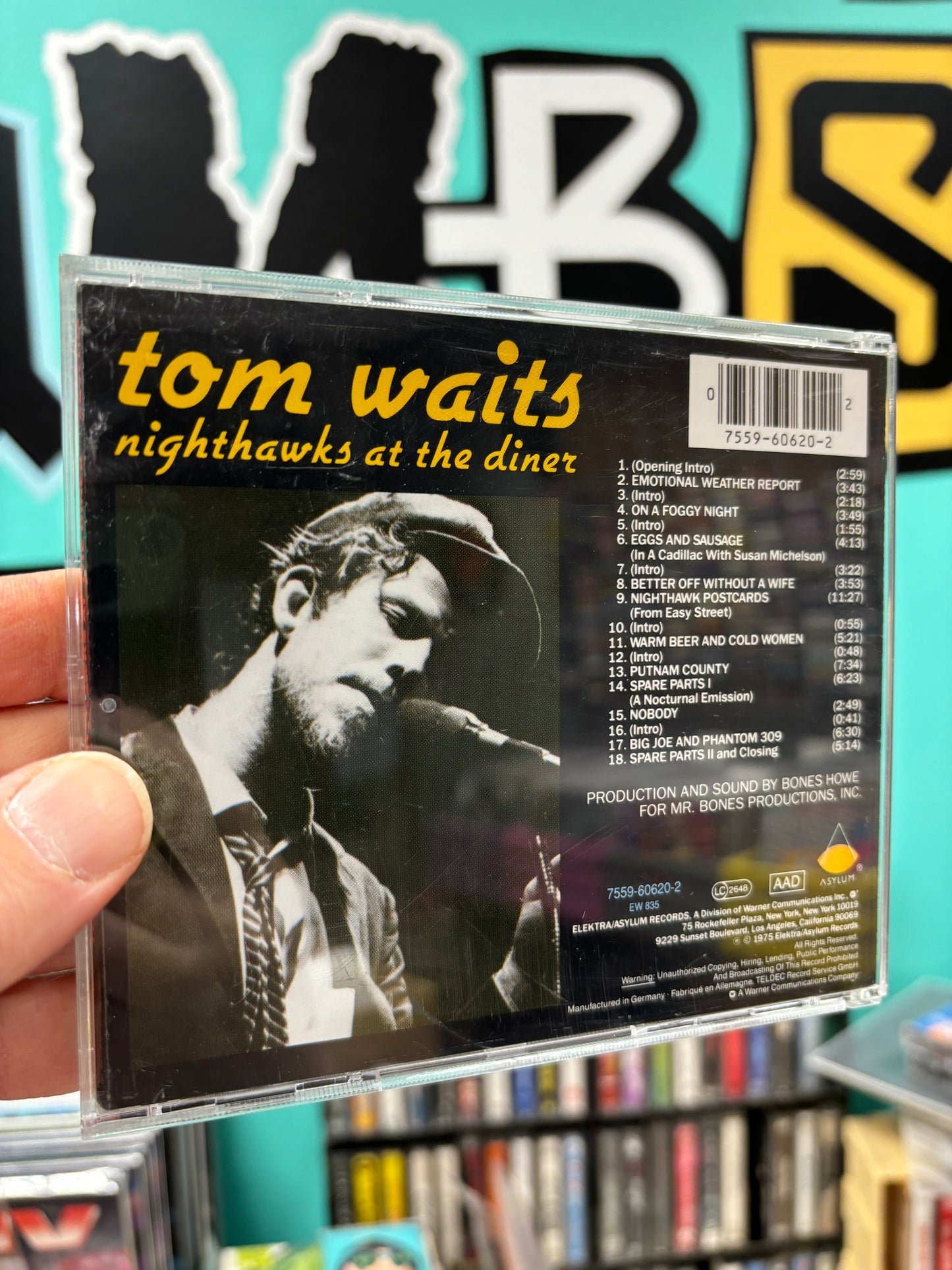 Tom Waits: Nighthawks At The Diner, CD, reissue, Europe 1998