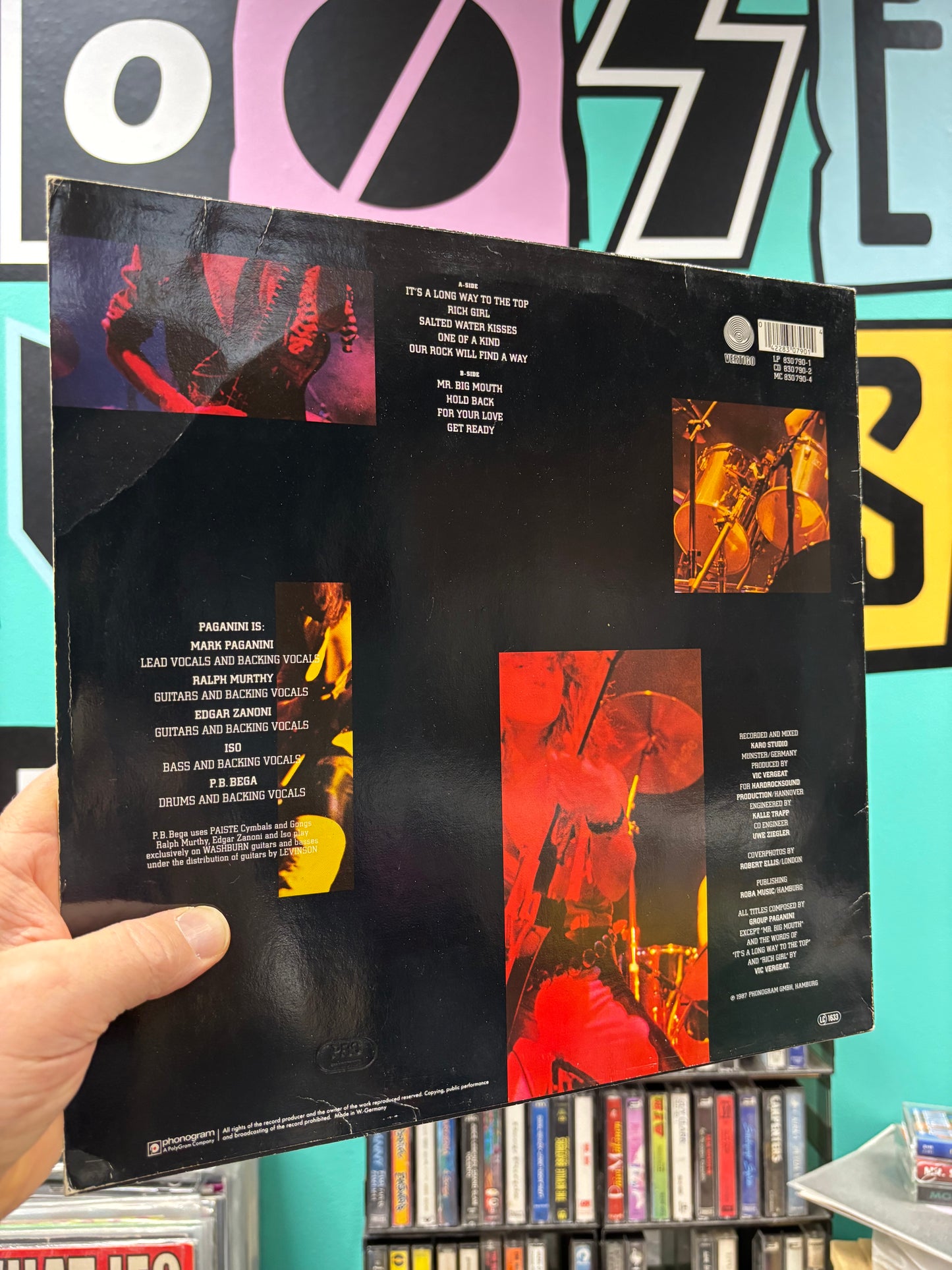 Paganini: It’s A Long Way To The Top, LP, Vertigo, Germany 1987