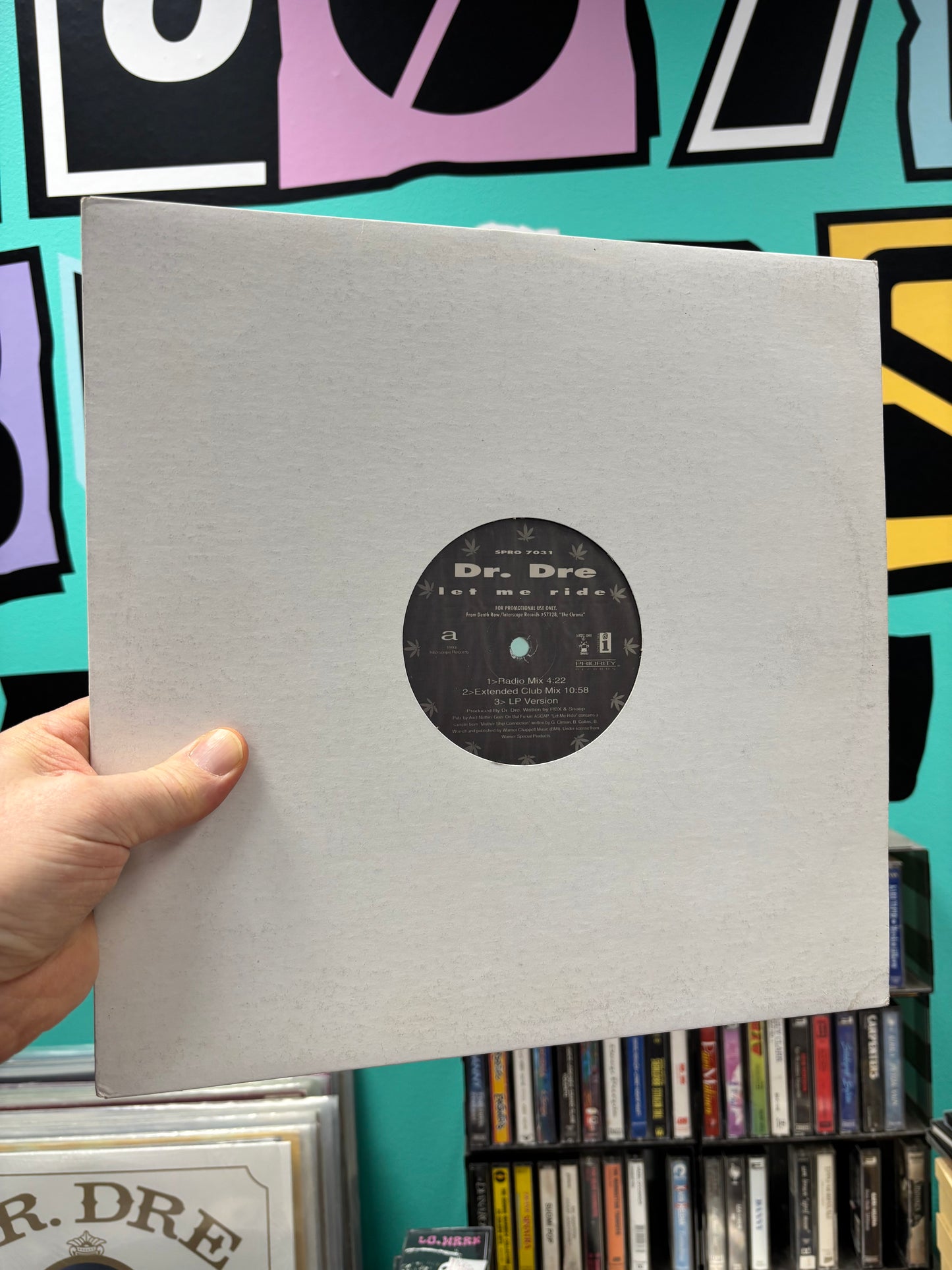 Dr. Dre: Let Me Ride, 12inch, reissue, promo, Death Row Records, Priority Records, Interscope Records, US year?