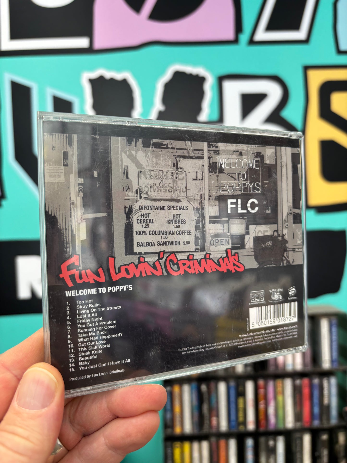 Fun Lovin’ Criminals: Welcome To Poppy’s, CD, Sanctuary, Europe 2003