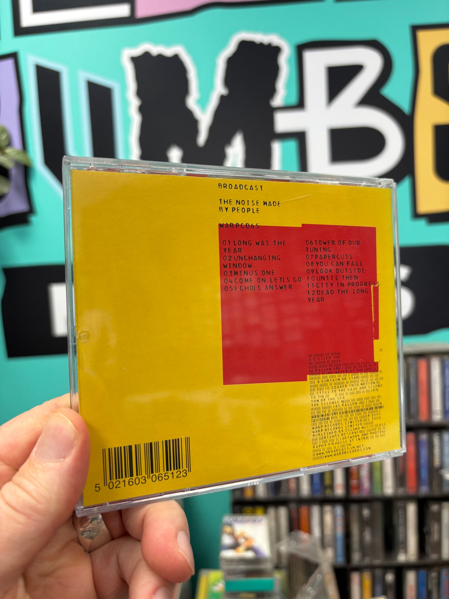 Broadcast: The Noise Made By People, CD, 1st pressing, Warp Records, UK 2000