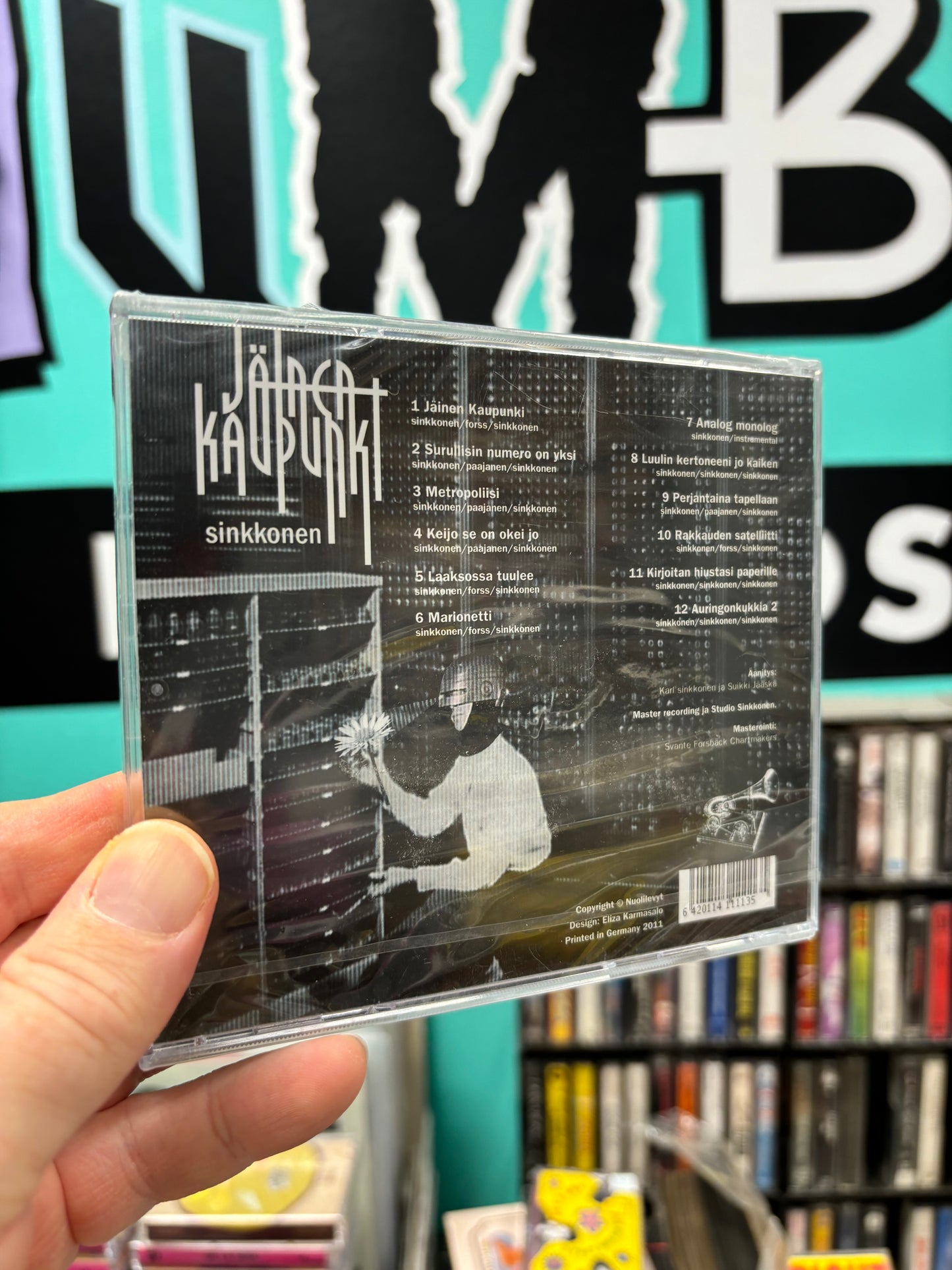 Sinkkonen: Jäinen Kaupunki, CD, Only pressing, Nuolilevyt, Finland 2011