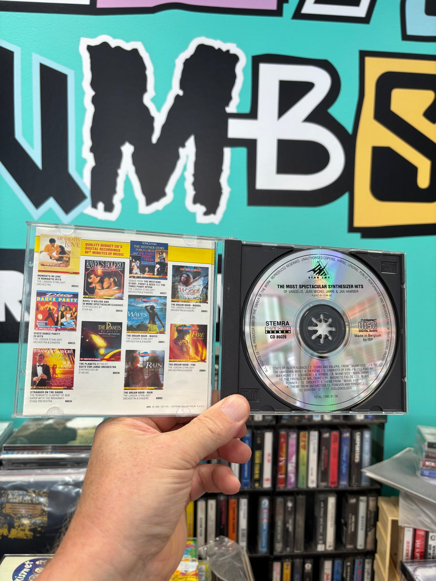 Star Inc. : The Most Spectacular Synthesizer Hits Of Vangelis, Jean Michel Jarre & Jan Hammer, CD, Compilation, Star Inc. Music, Holland 1988