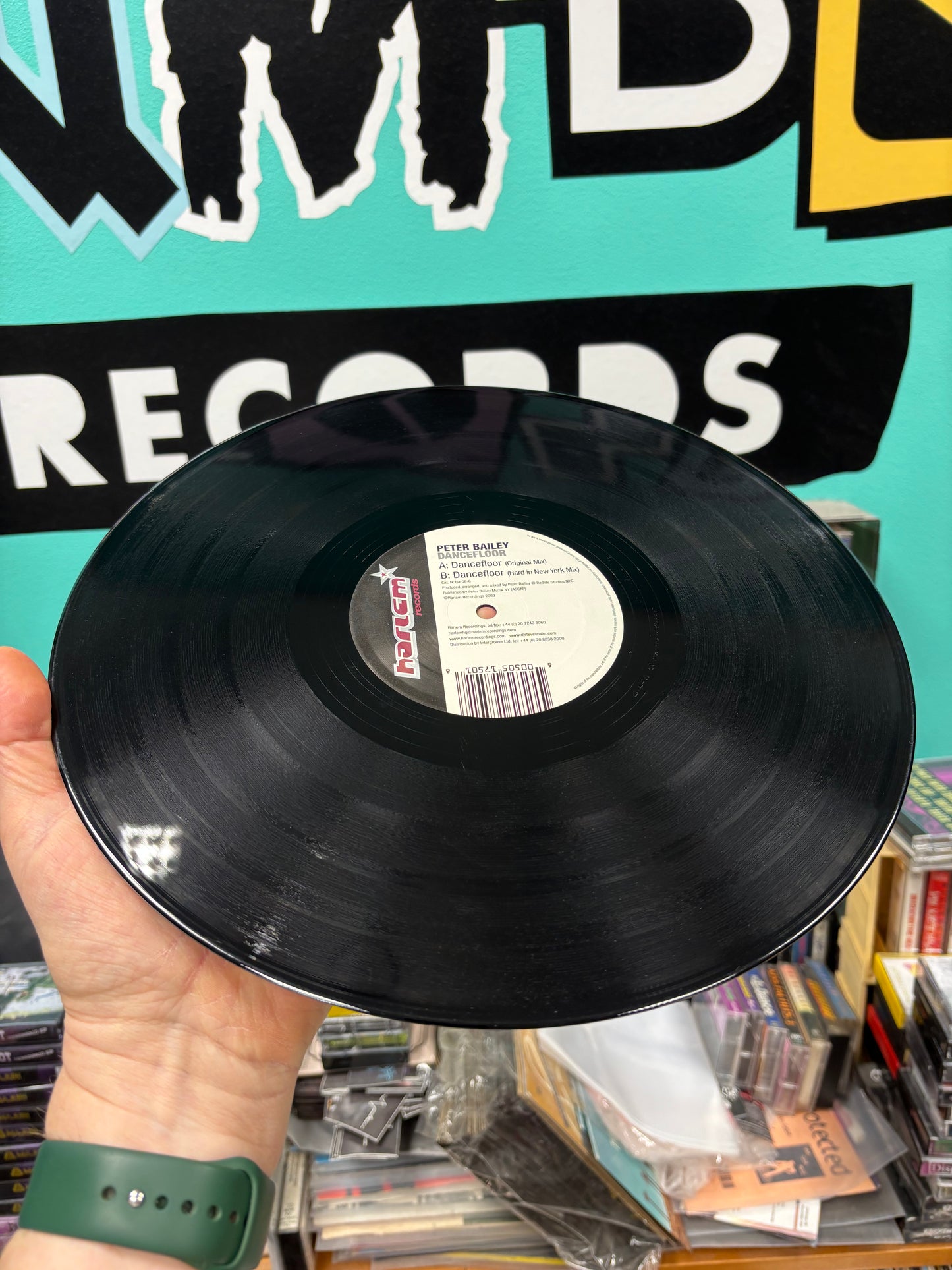 Peter Bailey: Dancefloor, 12inch, Only official pressing, Harlem Records, UK 2003