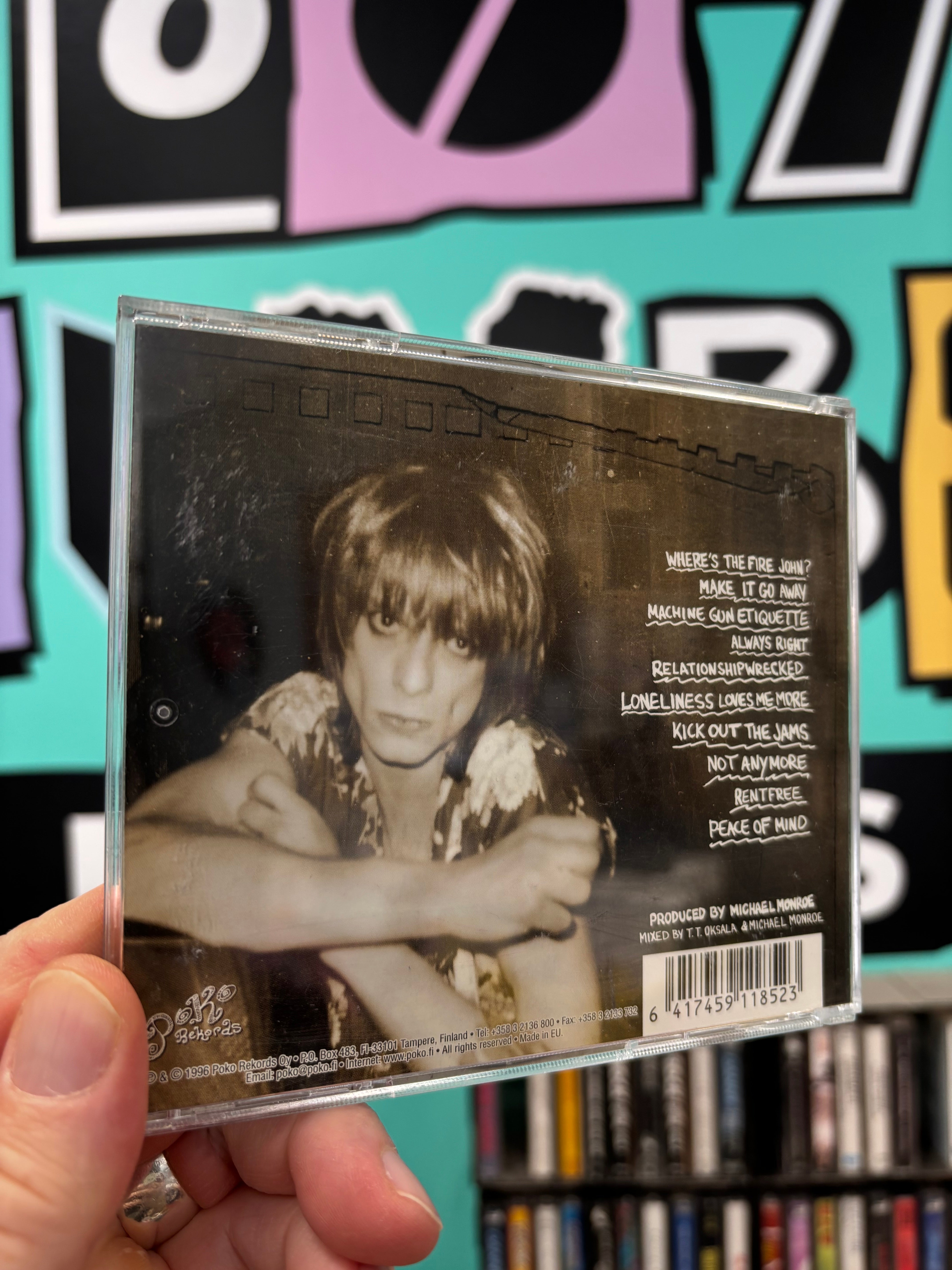 Michael Monroe: Peace Of Mind, CD, repress, IMS pressing, Poko