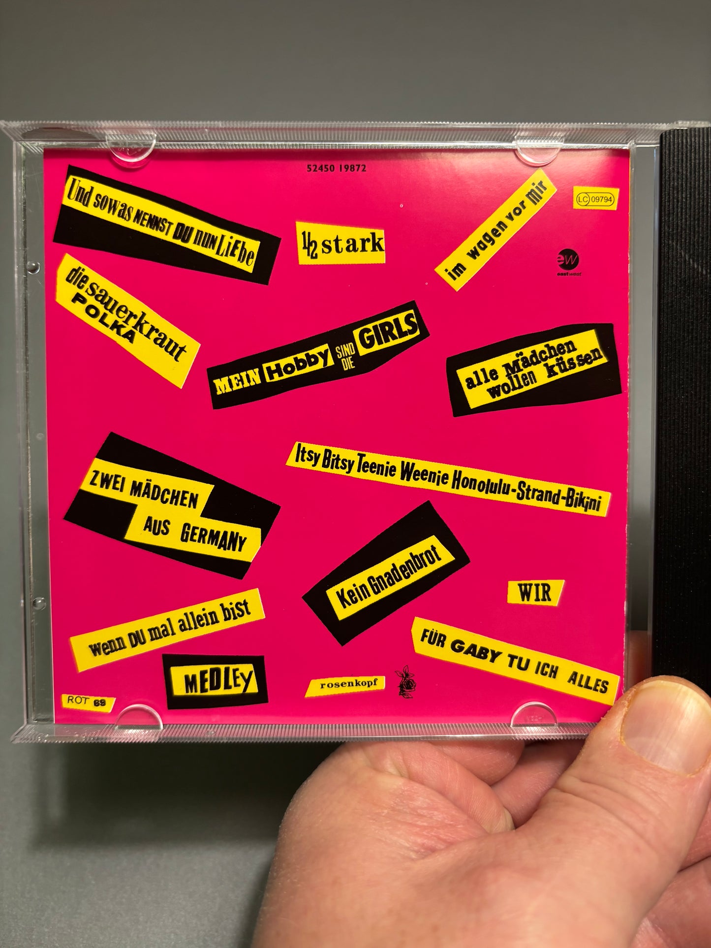 Die Roten Rosen: Never Mind The Hosen Here’s Die Roten Rosen (Aus Düsseldorf), CD, reissue, EastWest, Rosenkopf, Germany year?