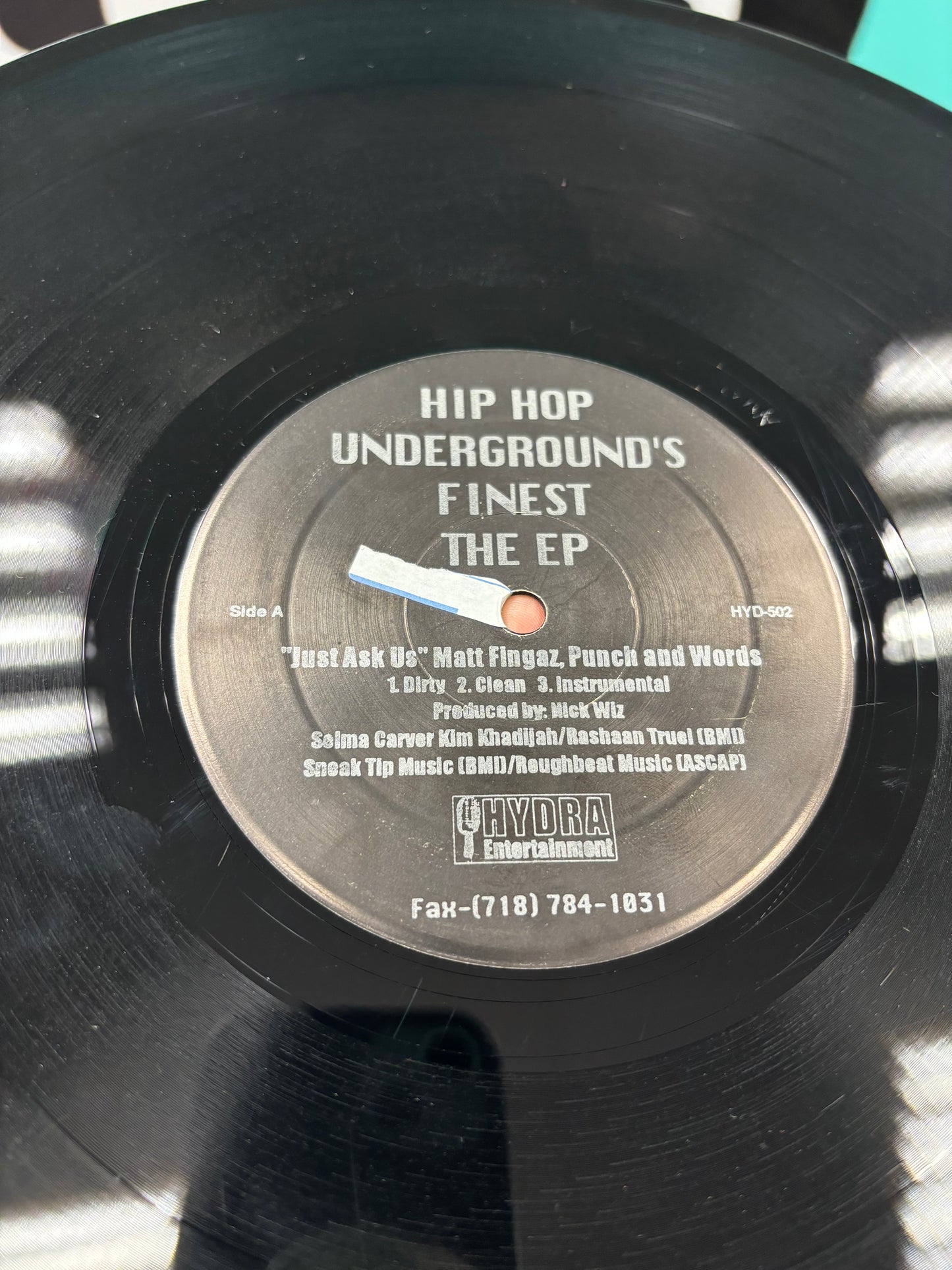 Hip Hop Underground’s Finest EP, 2x12inch, Only official vinyl pressing, Hydra Entertainment, US 1999